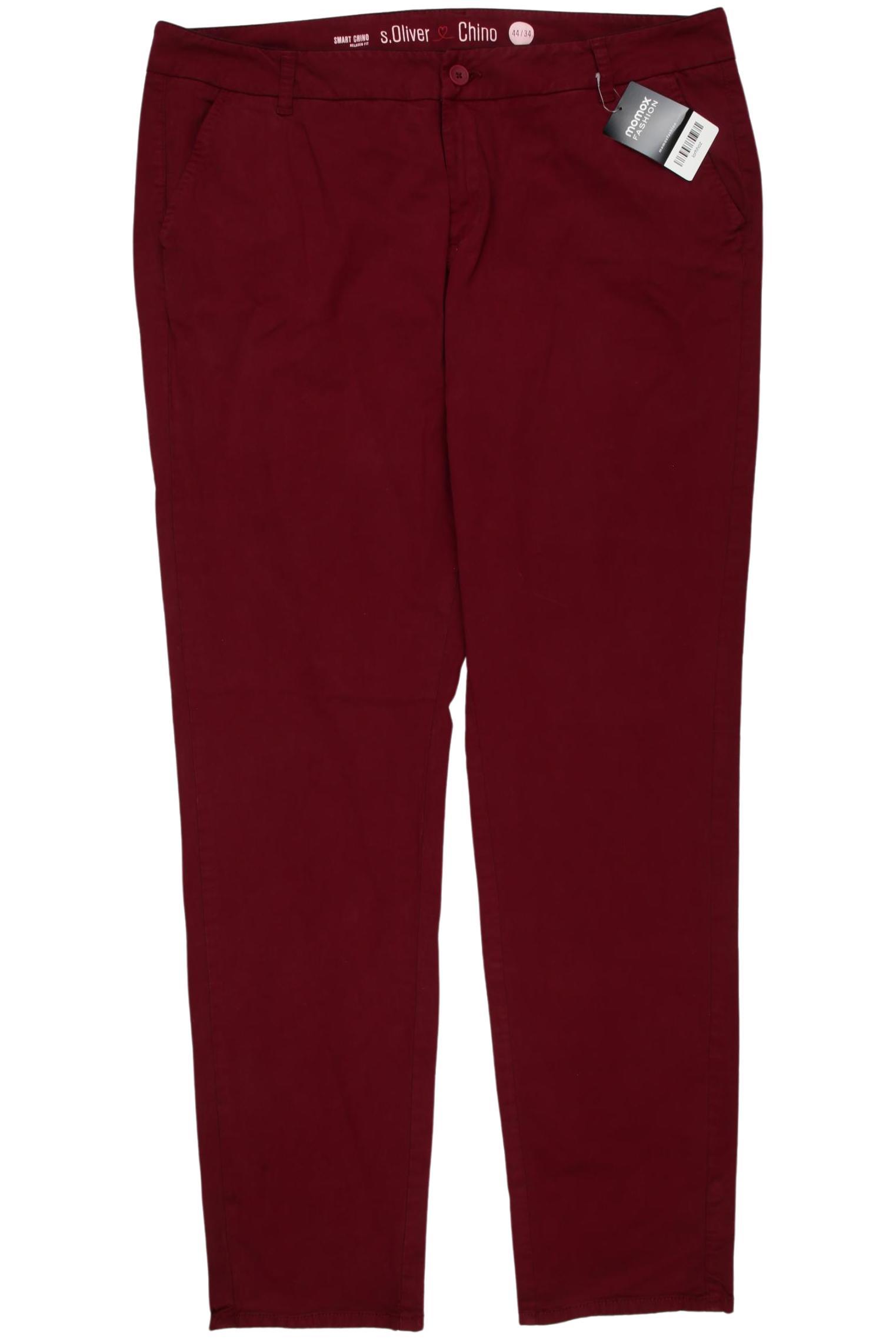 

s.Oliver Damen Stoffhose, bordeaux, Gr. 44