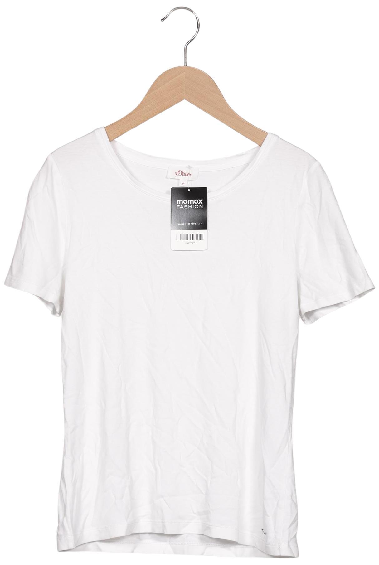 

s.Oliver Damen T-Shirt, weiß, Gr. 36