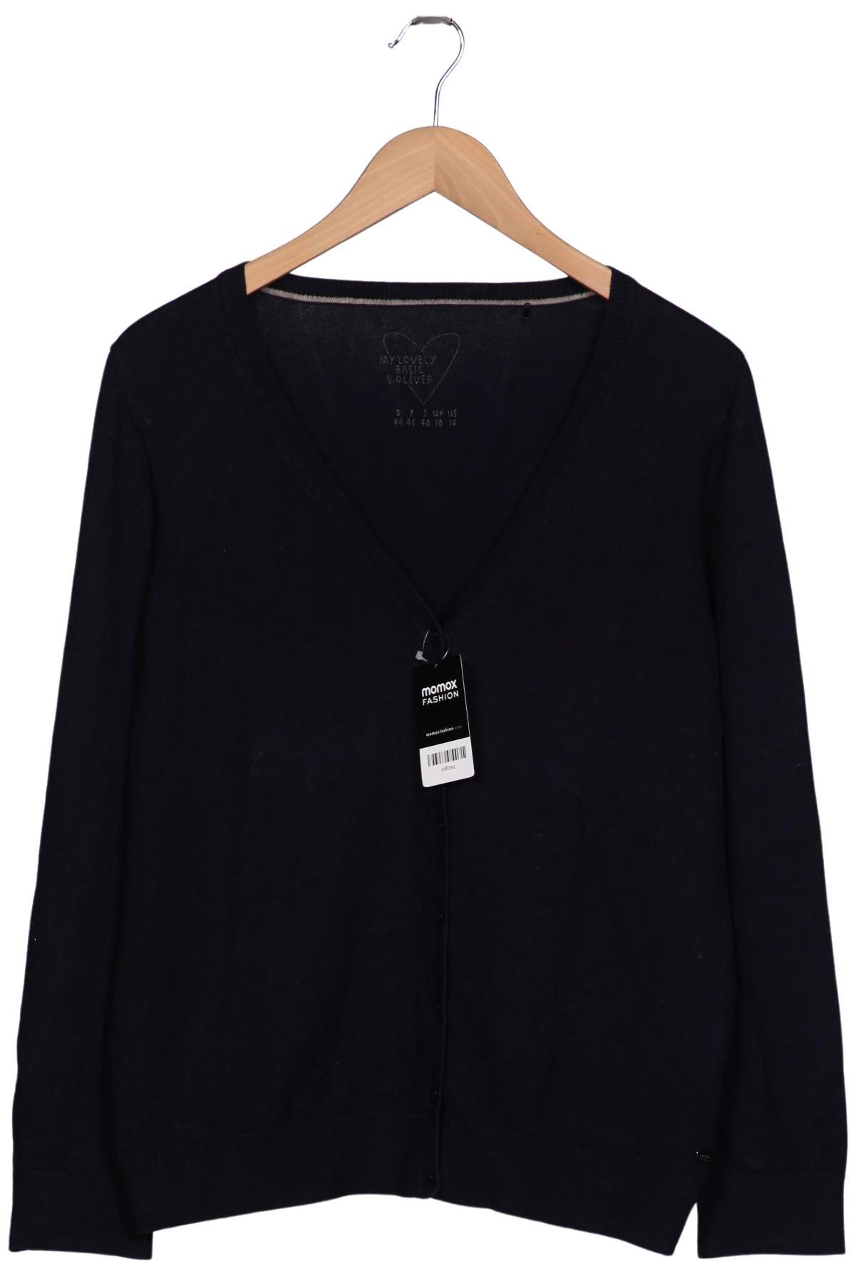 

s.Oliver Damen Strickjacke, marineblau, Gr. 44