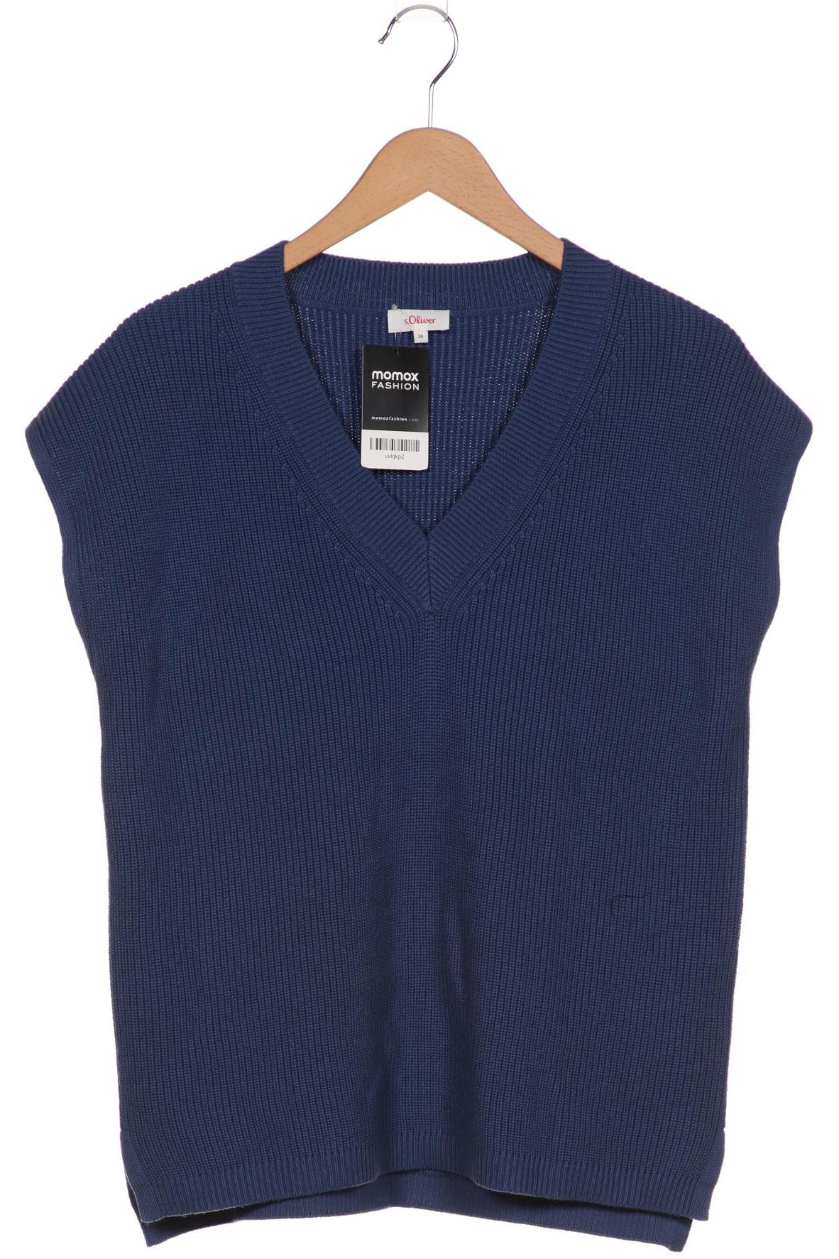 

s.Oliver Damen Pullover, blau, Gr. 36
