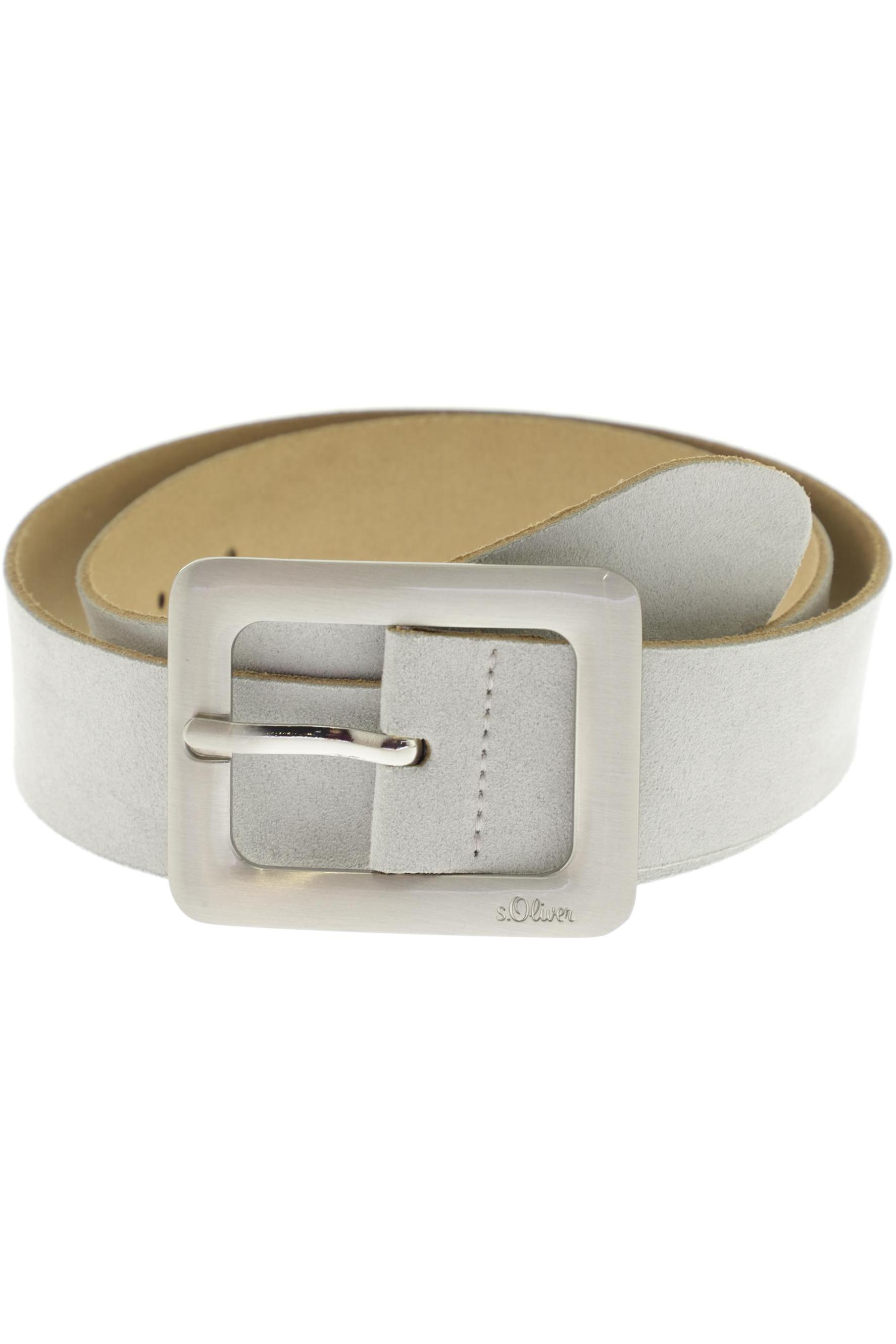 

s.Oliver Damen Gürtel, grau, Gr. 80