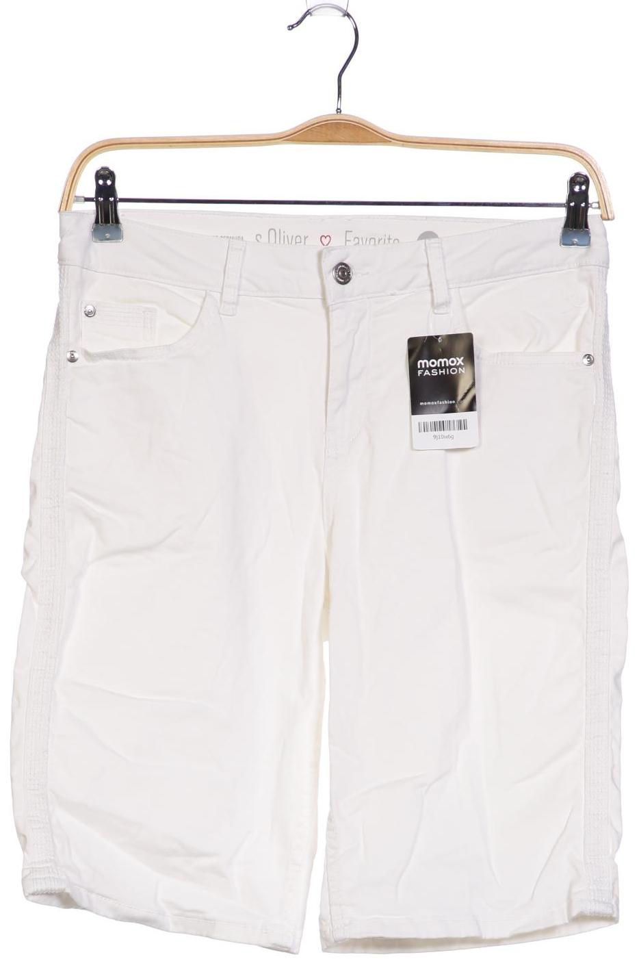 

s.Oliver Damen Shorts, weiß