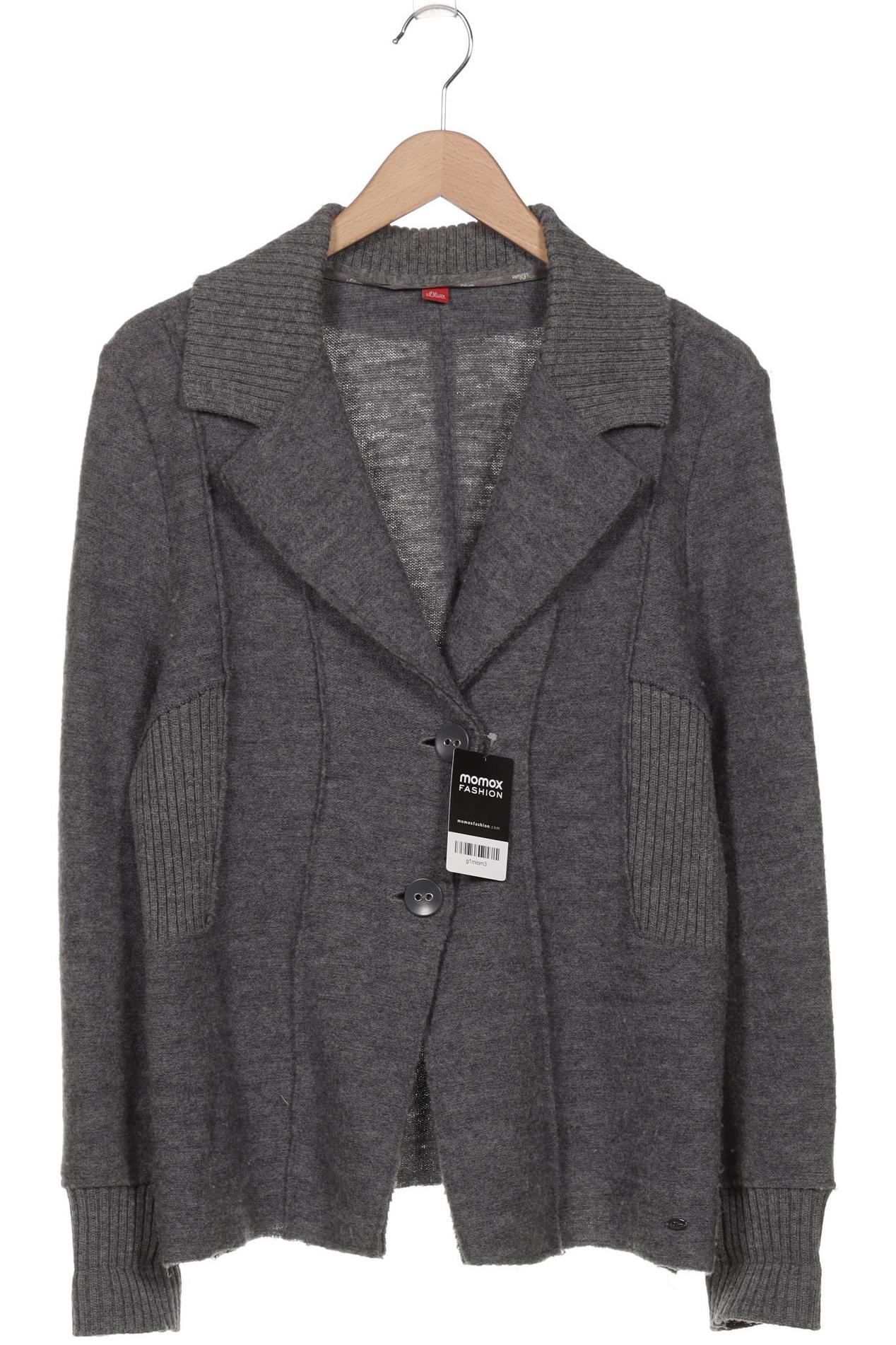 

s.Oliver Damen Strickjacke, grau, Gr. 44