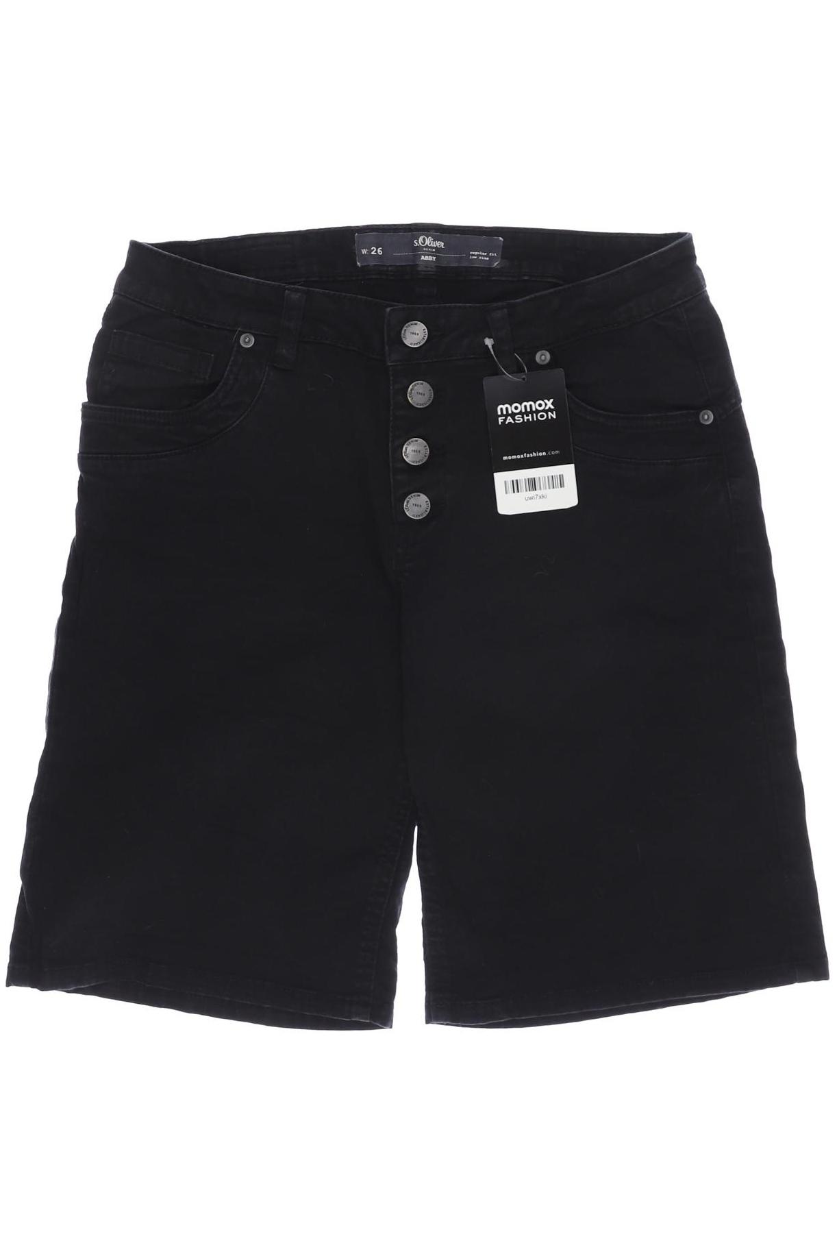 

s.Oliver Damen Shorts, schwarz, Gr. 36