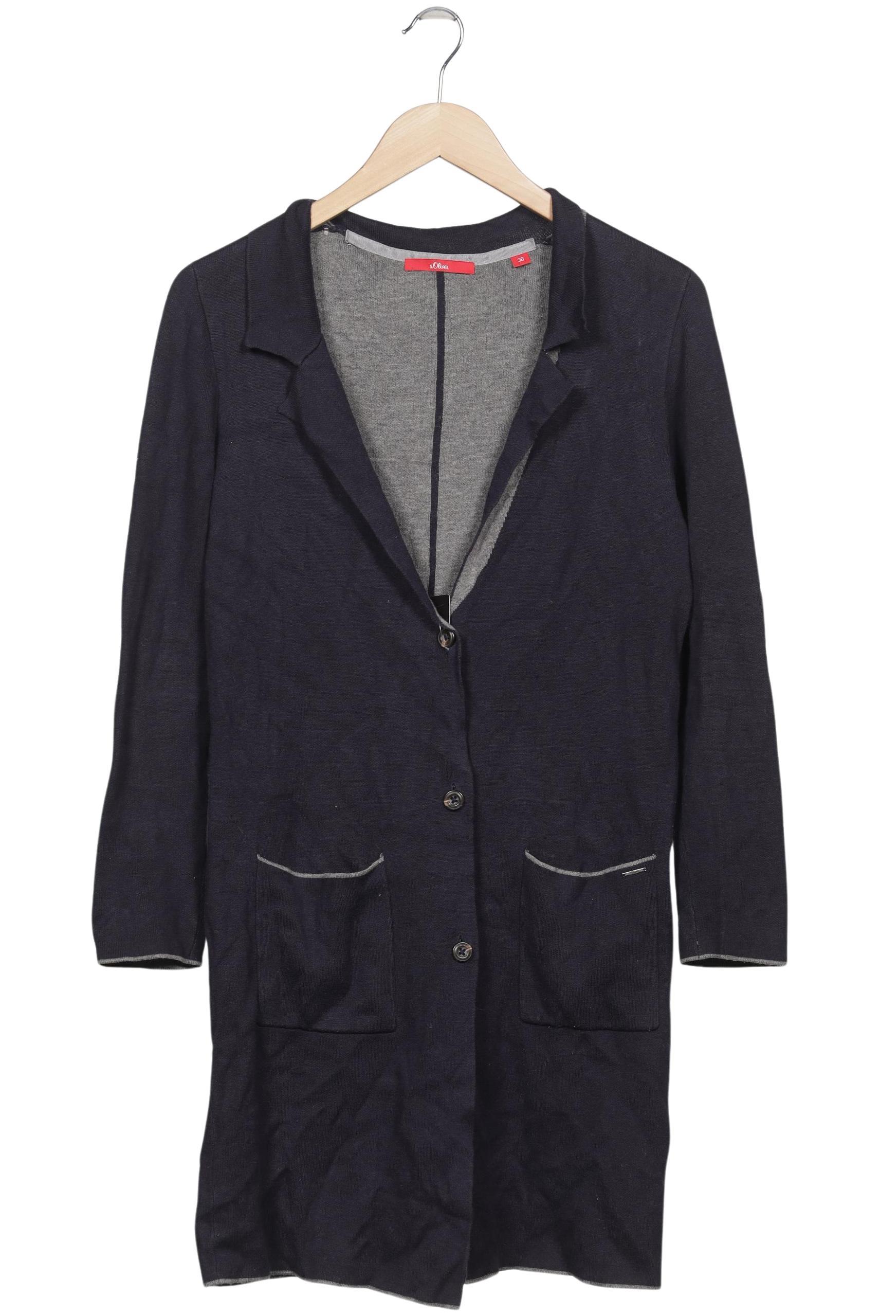 

s.Oliver Damen Strickjacke, marineblau, Gr. 36