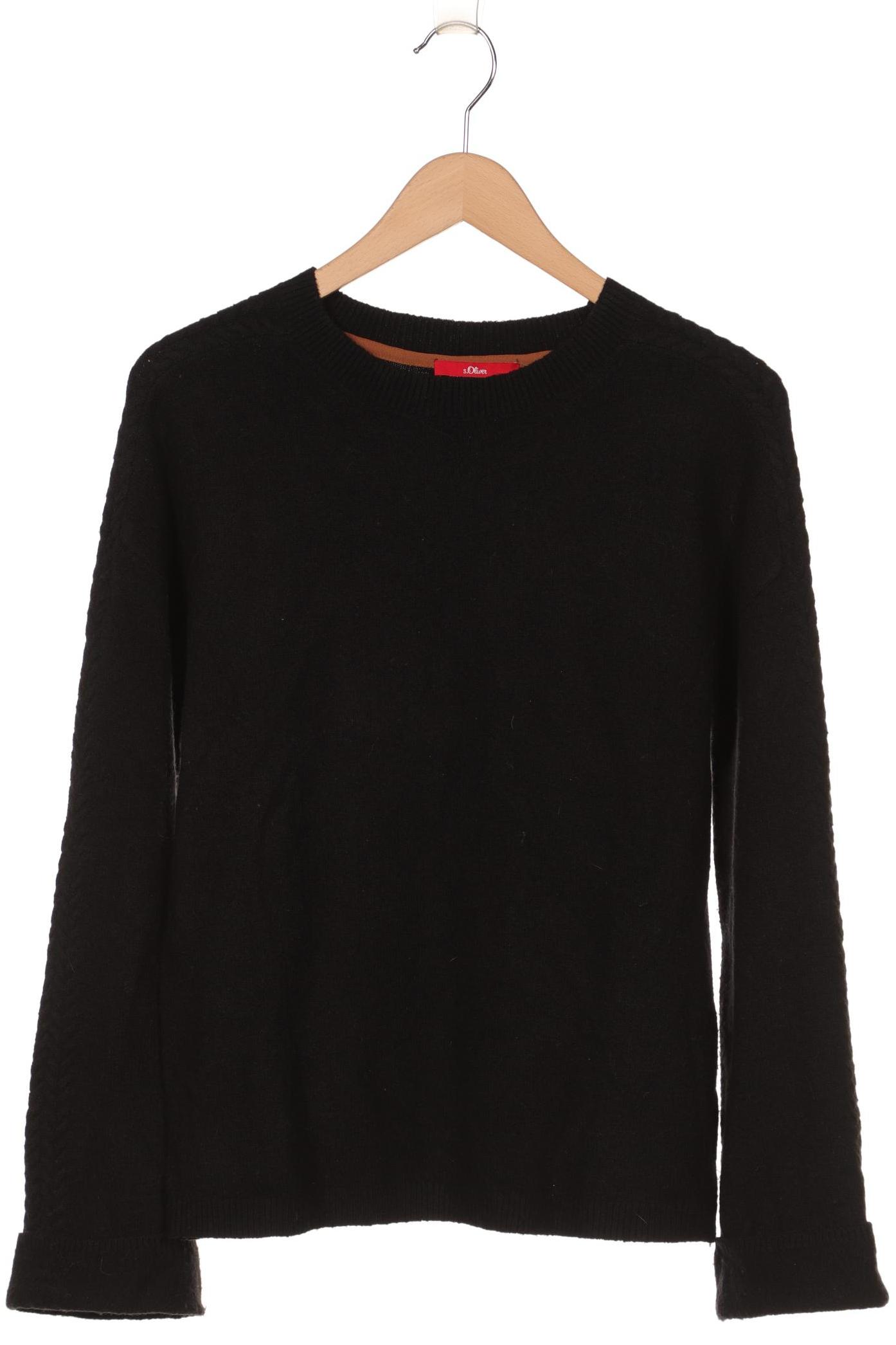 

s.Oliver Damen Pullover, schwarz