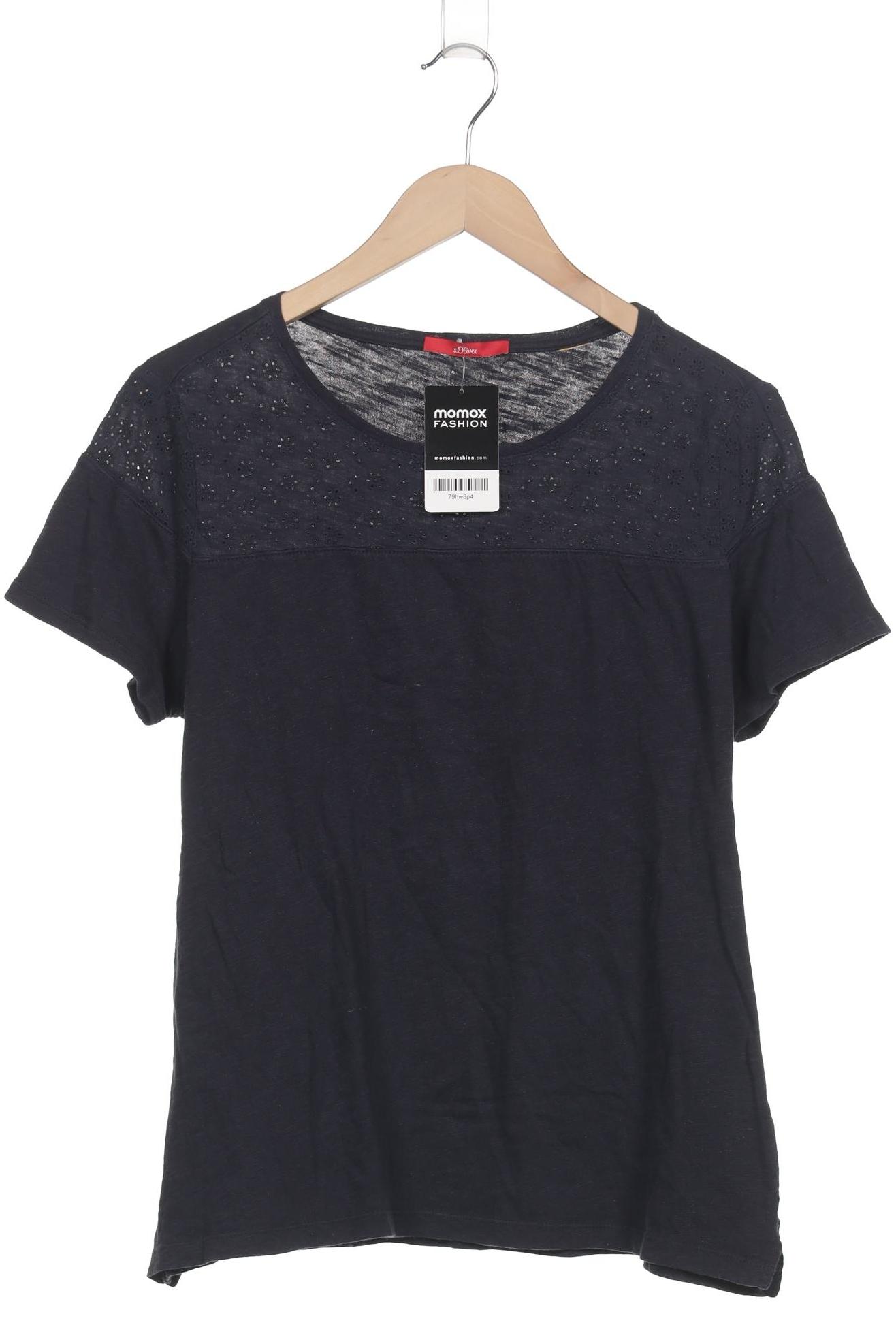 

s.Oliver Damen T-Shirt, marineblau, Gr. 42