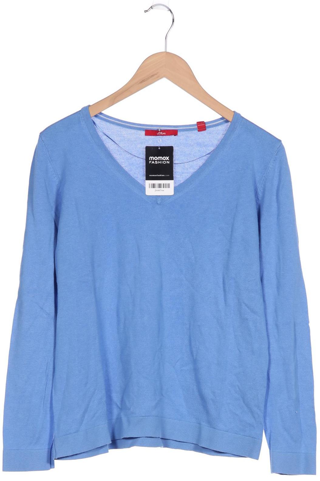

s.Oliver Damen Pullover, blau, Gr. 42