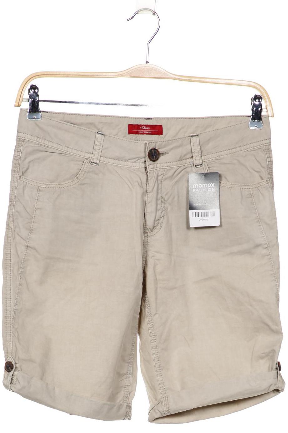 

s.Oliver Damen Shorts, cremeweiß