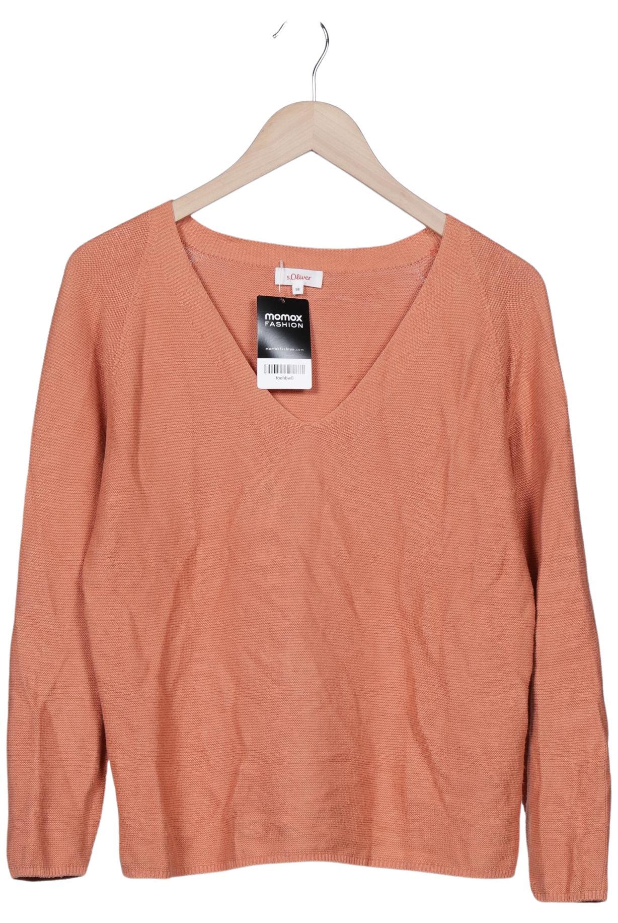 

s.Oliver Damen Pullover, orange, Gr. 38