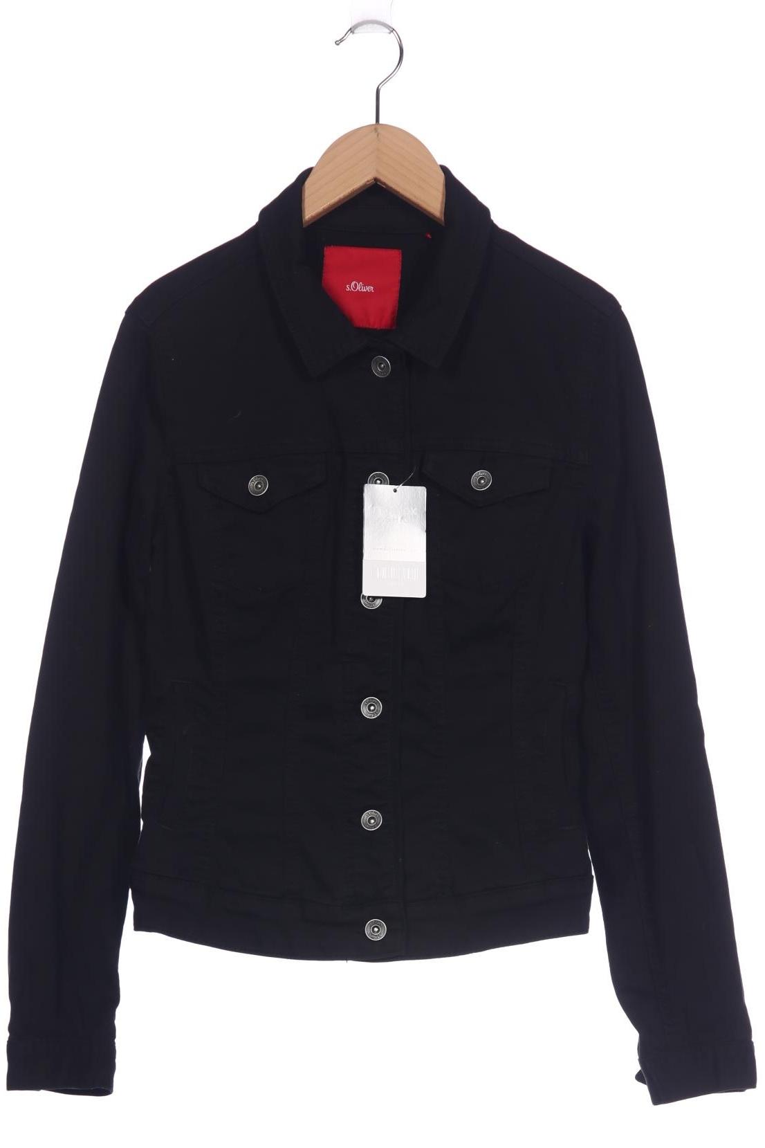 

s.Oliver Damen Jacke, schwarz, Gr. 34