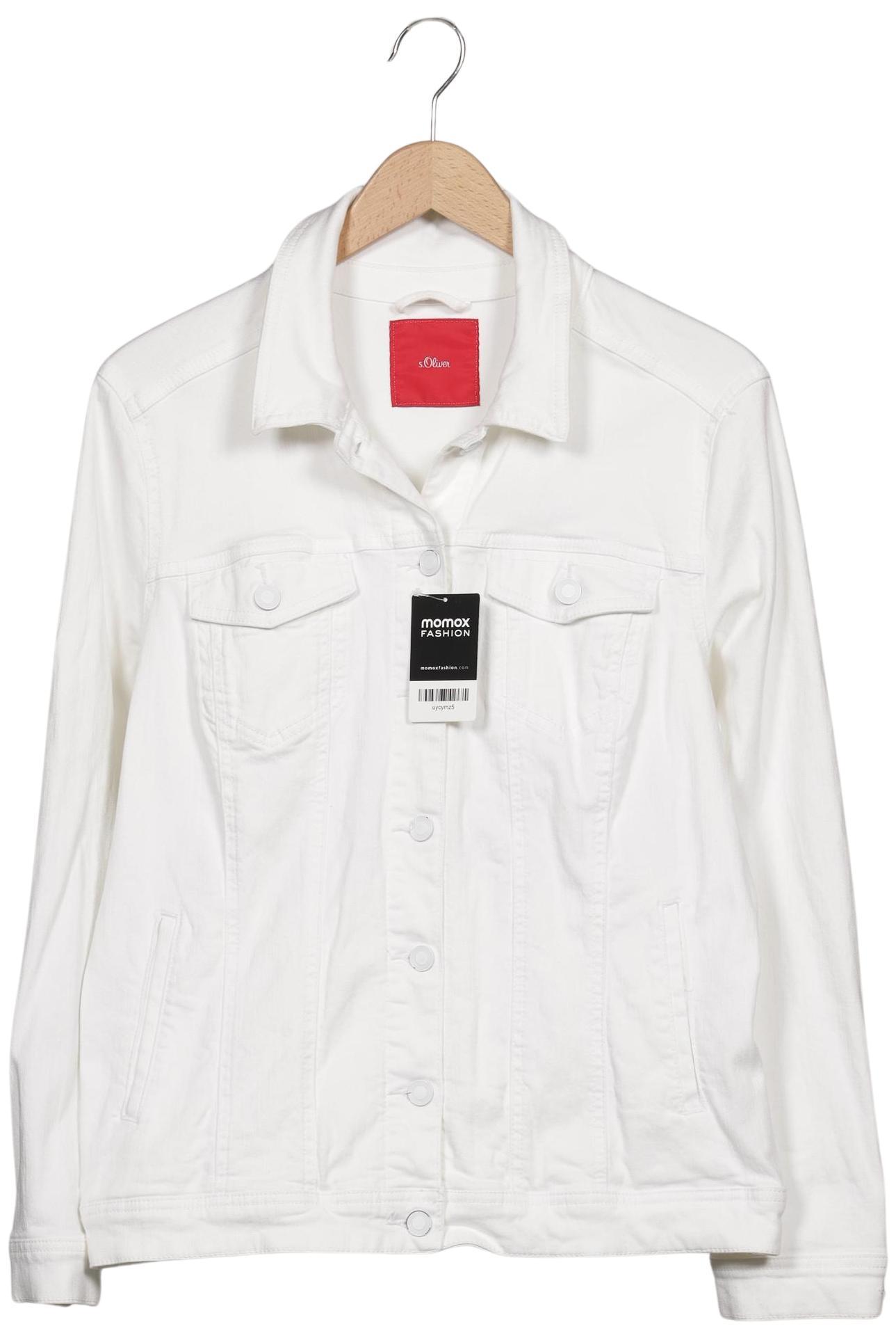 

s.Oliver Damen Jacke, weiß, Gr. 38