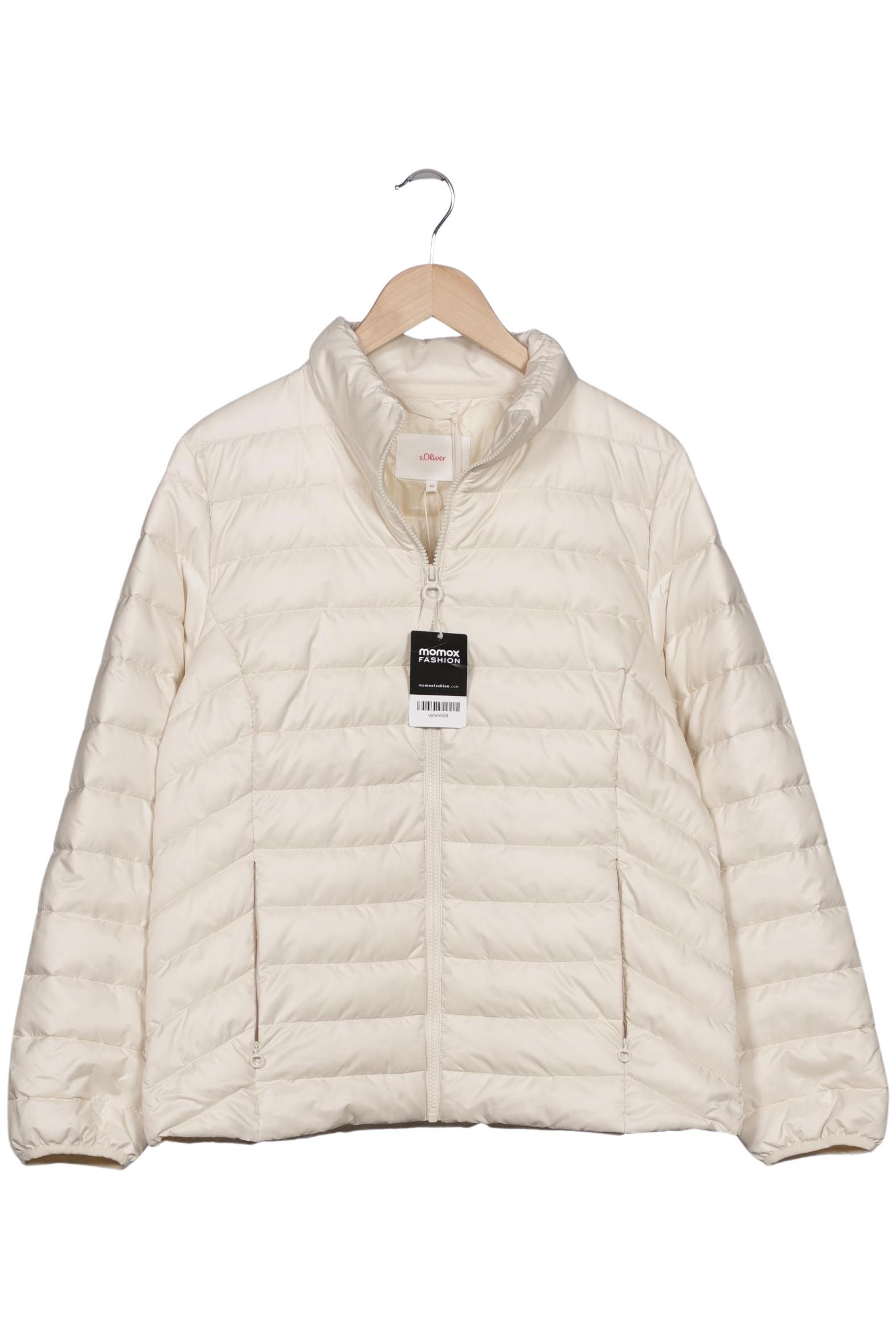 

s.Oliver Damen Jacke, cremeweiß, Gr. 42