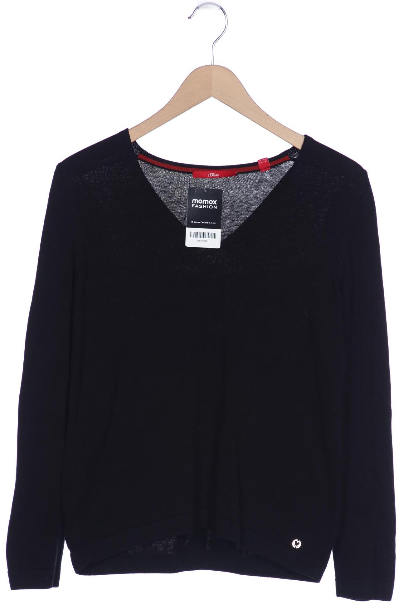 

s.Oliver Damen Pullover, schwarz