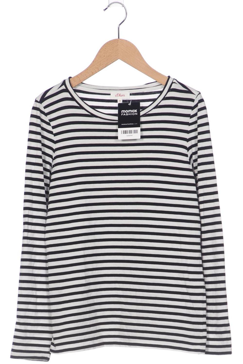

s.Oliver Damen Langarmshirt, schwarz, Gr. 36