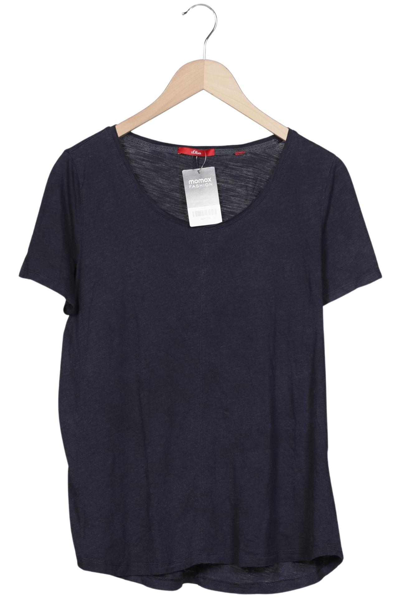 

s.Oliver Damen T-Shirt, marineblau, Gr. 44