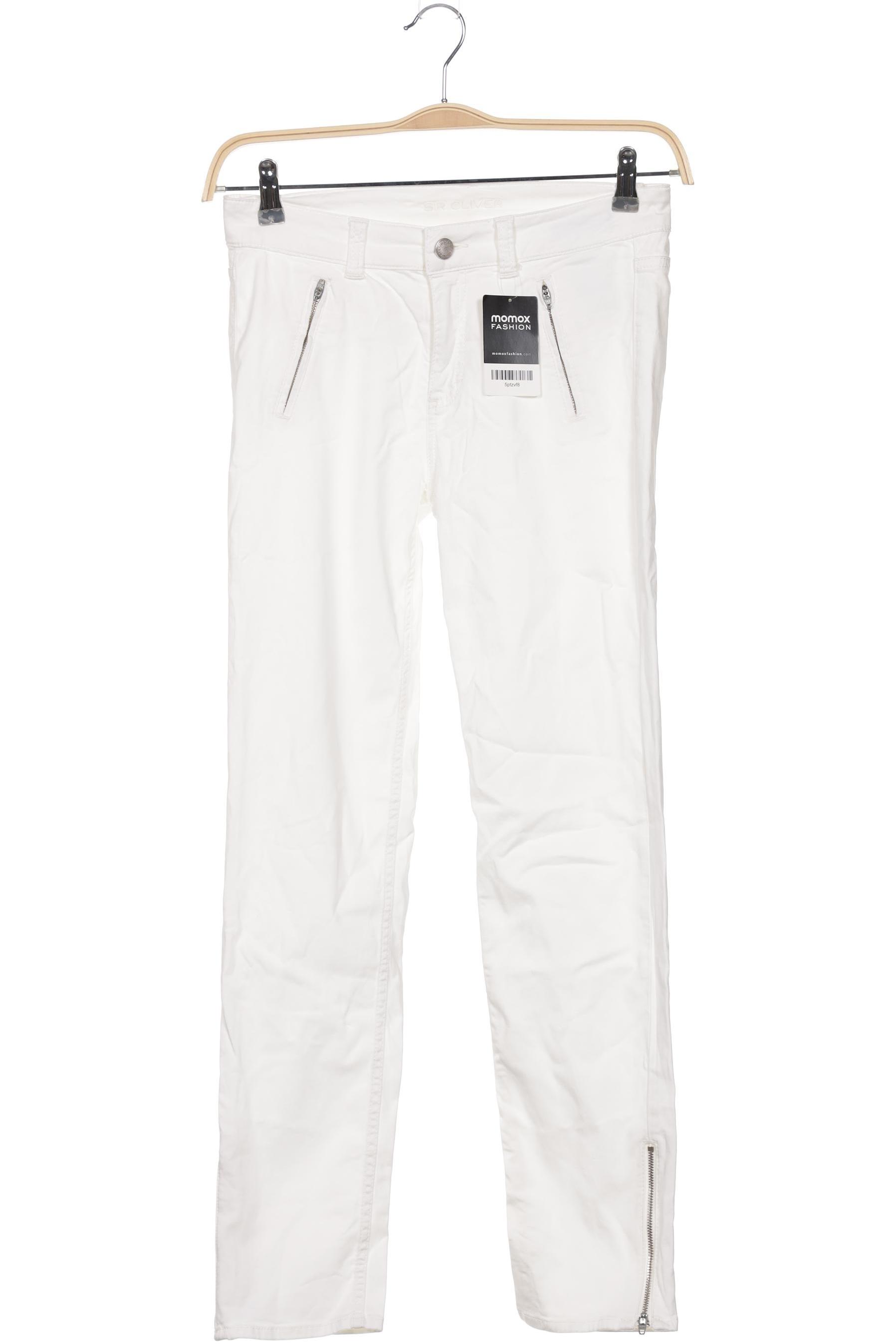 

s.Oliver Damen Stoffhose, weiß, Gr. 36