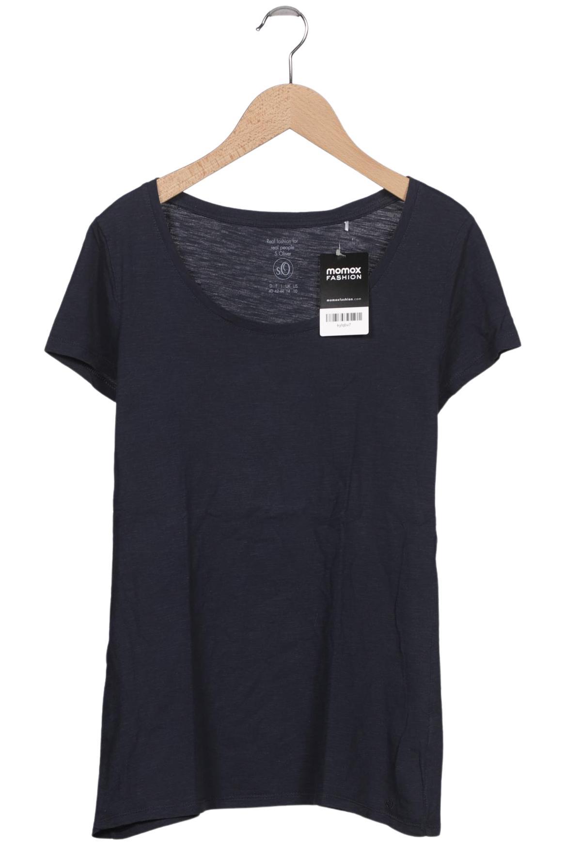 

s.Oliver Damen T-Shirt, marineblau, Gr. 40