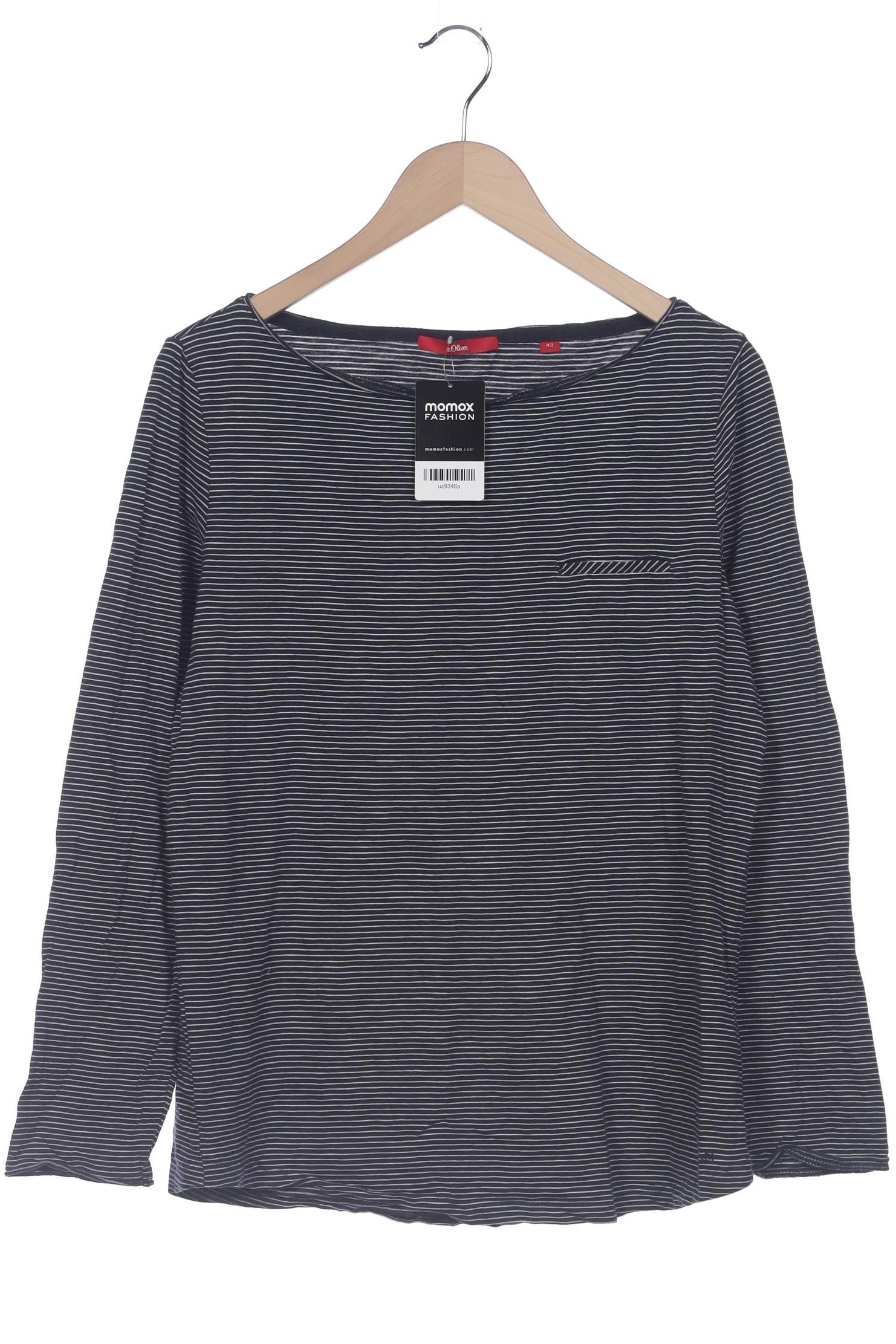 

s.Oliver Damen Langarmshirt, marineblau, Gr. 42
