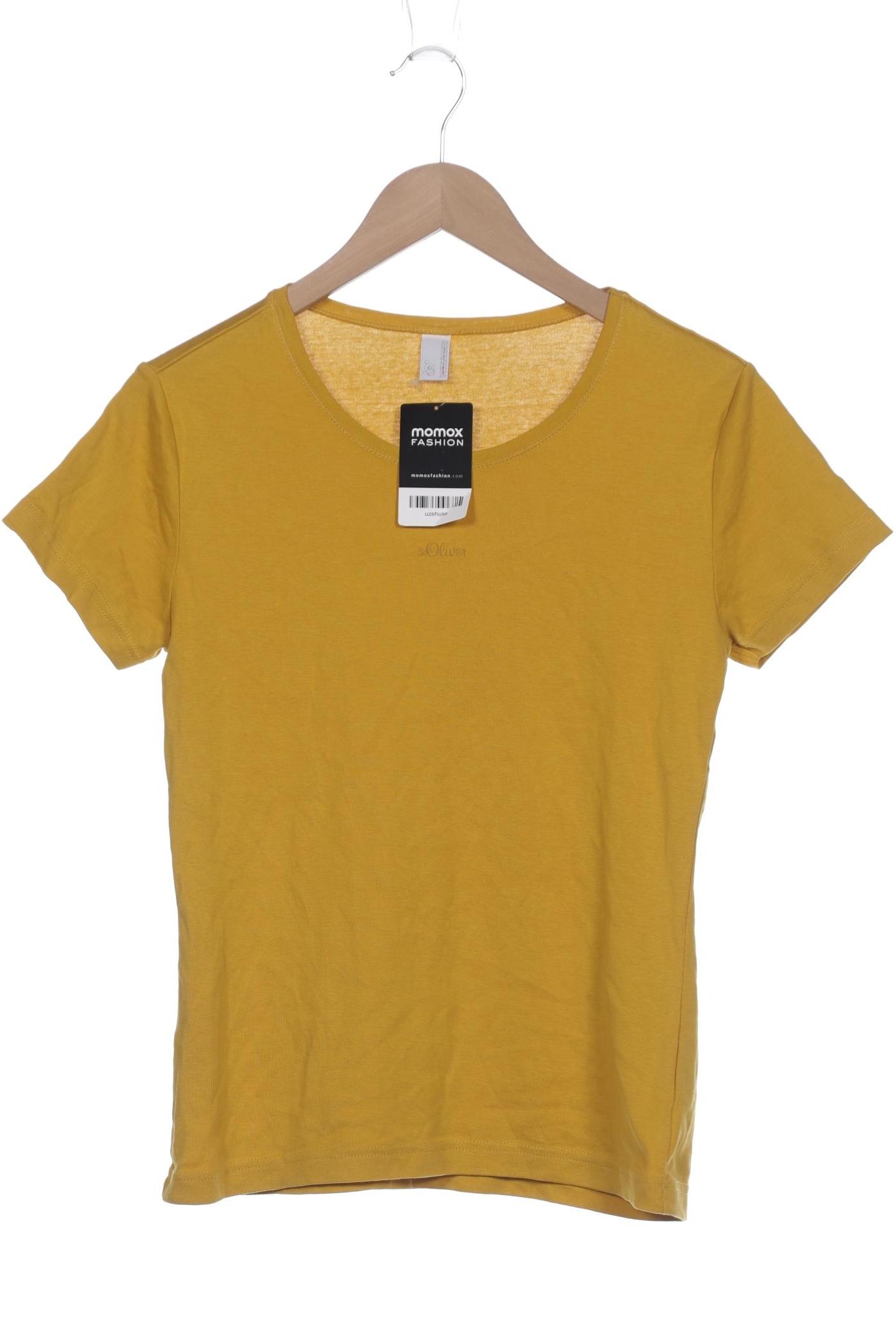 

s.Oliver Damen T-Shirt, gelb, Gr. 40