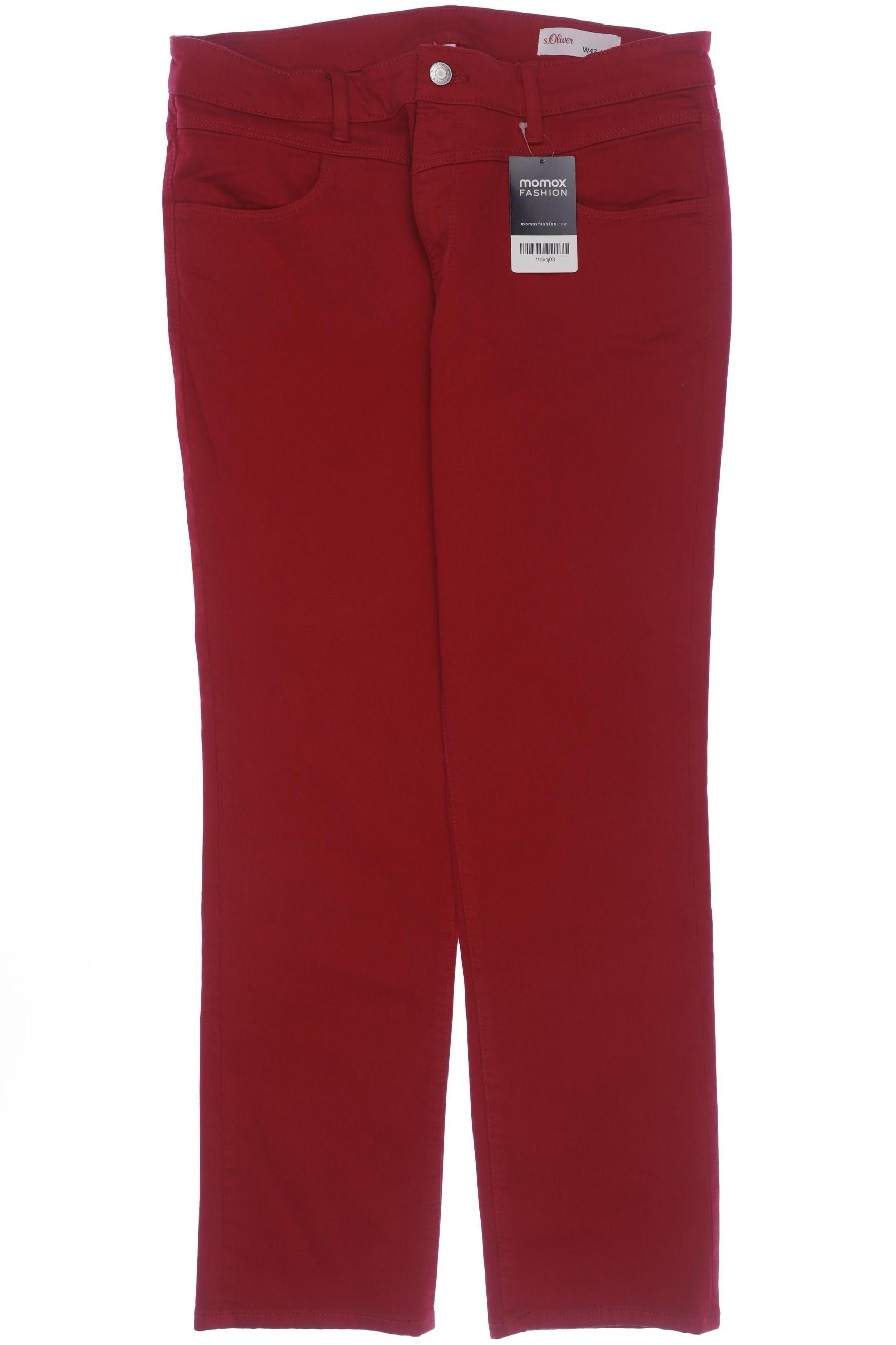 

s.Oliver Damen Jeans, rot, Gr. 42