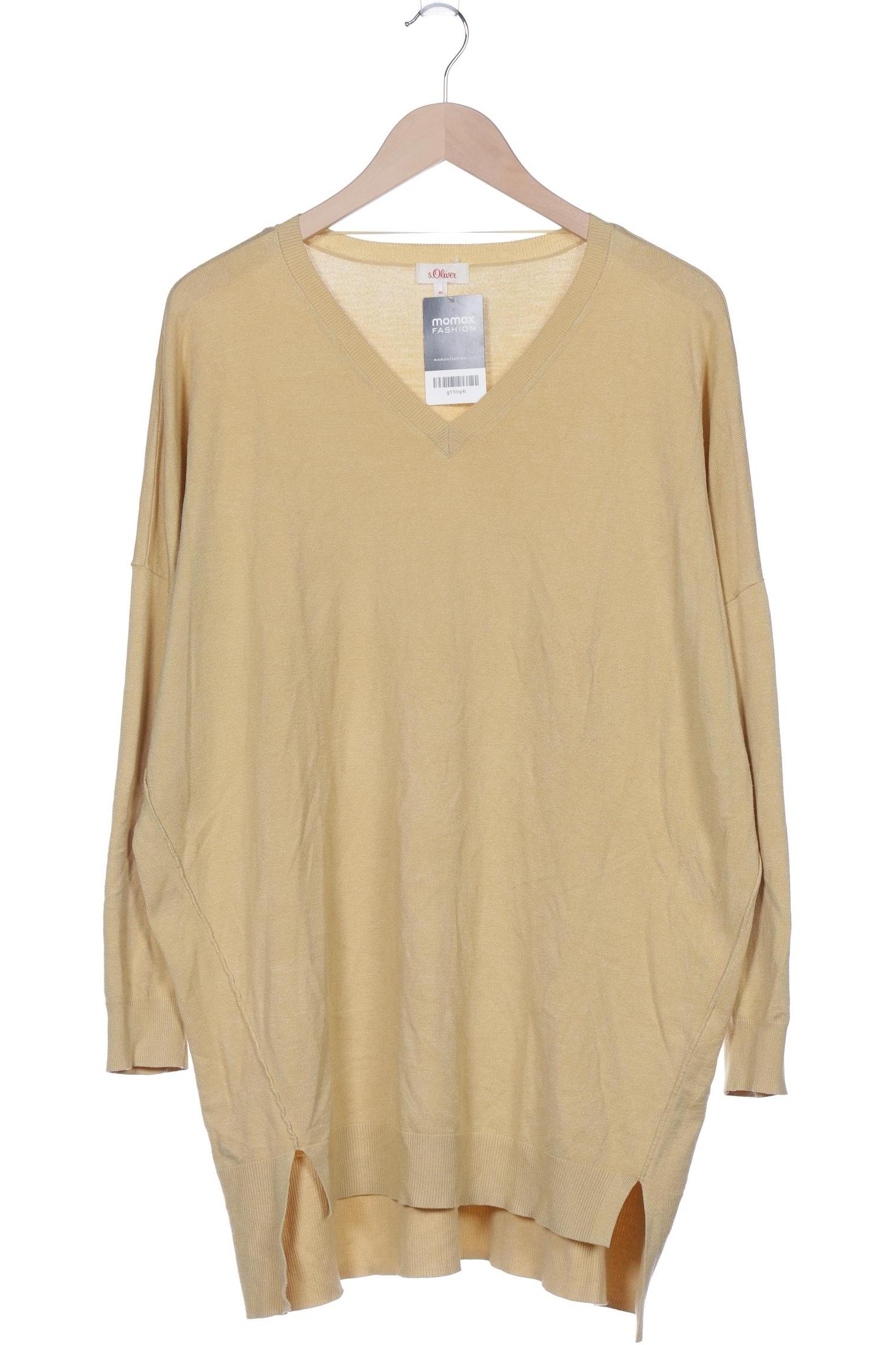 

s.Oliver Damen Pullover, gelb, Gr. 46