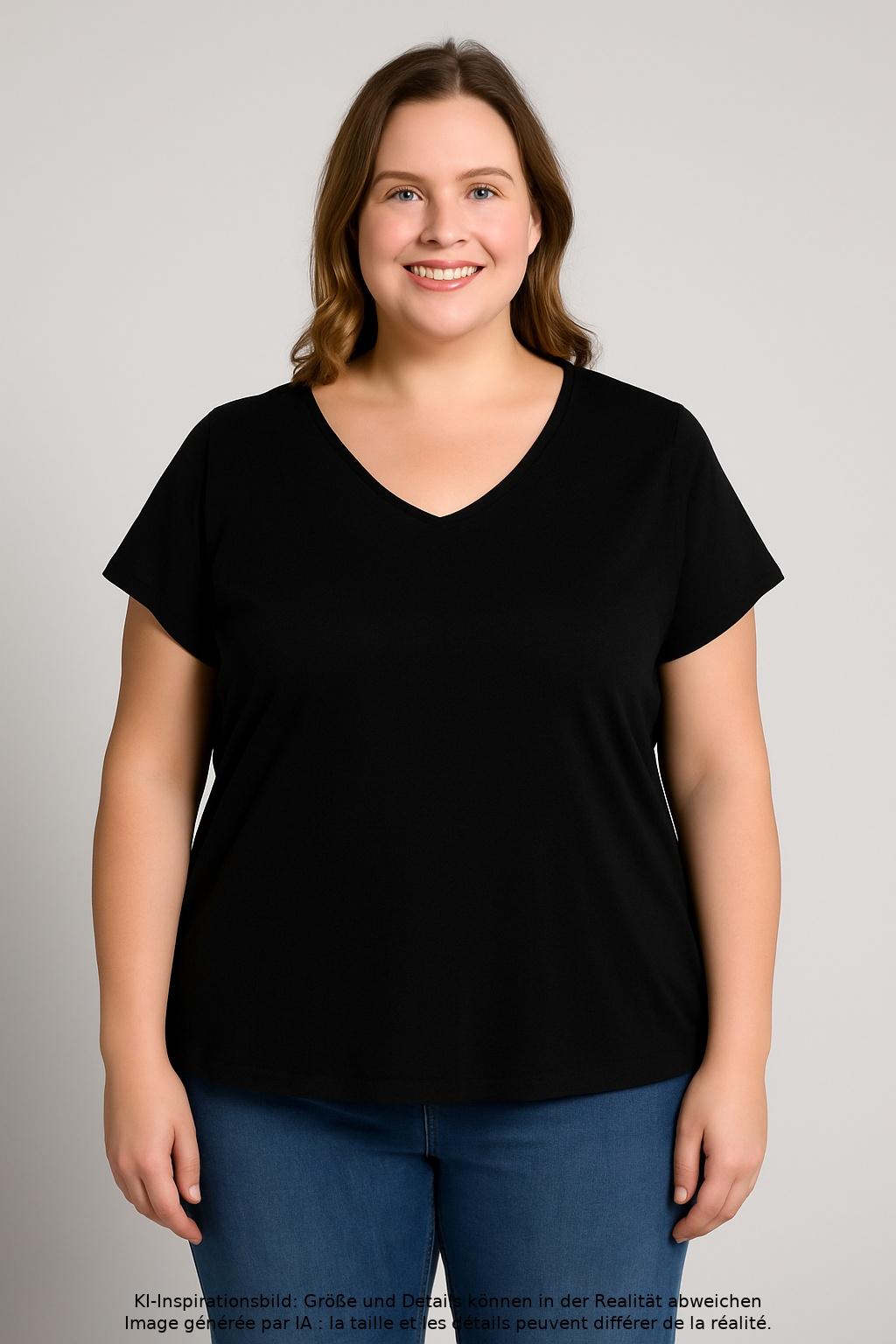 

s.Oliver Damen T-Shirt, schwarz, Gr. 46