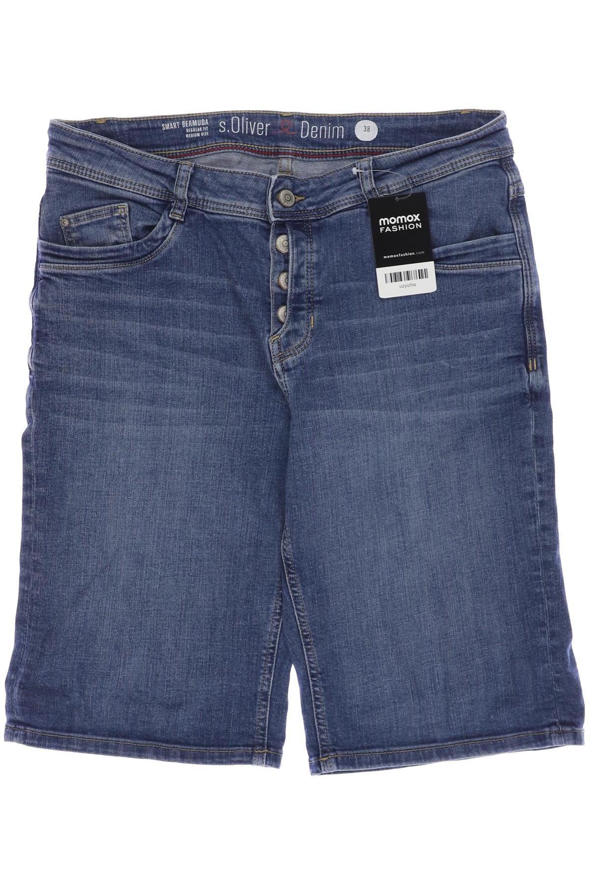 

s.Oliver Damen Shorts, blau, Gr. 38