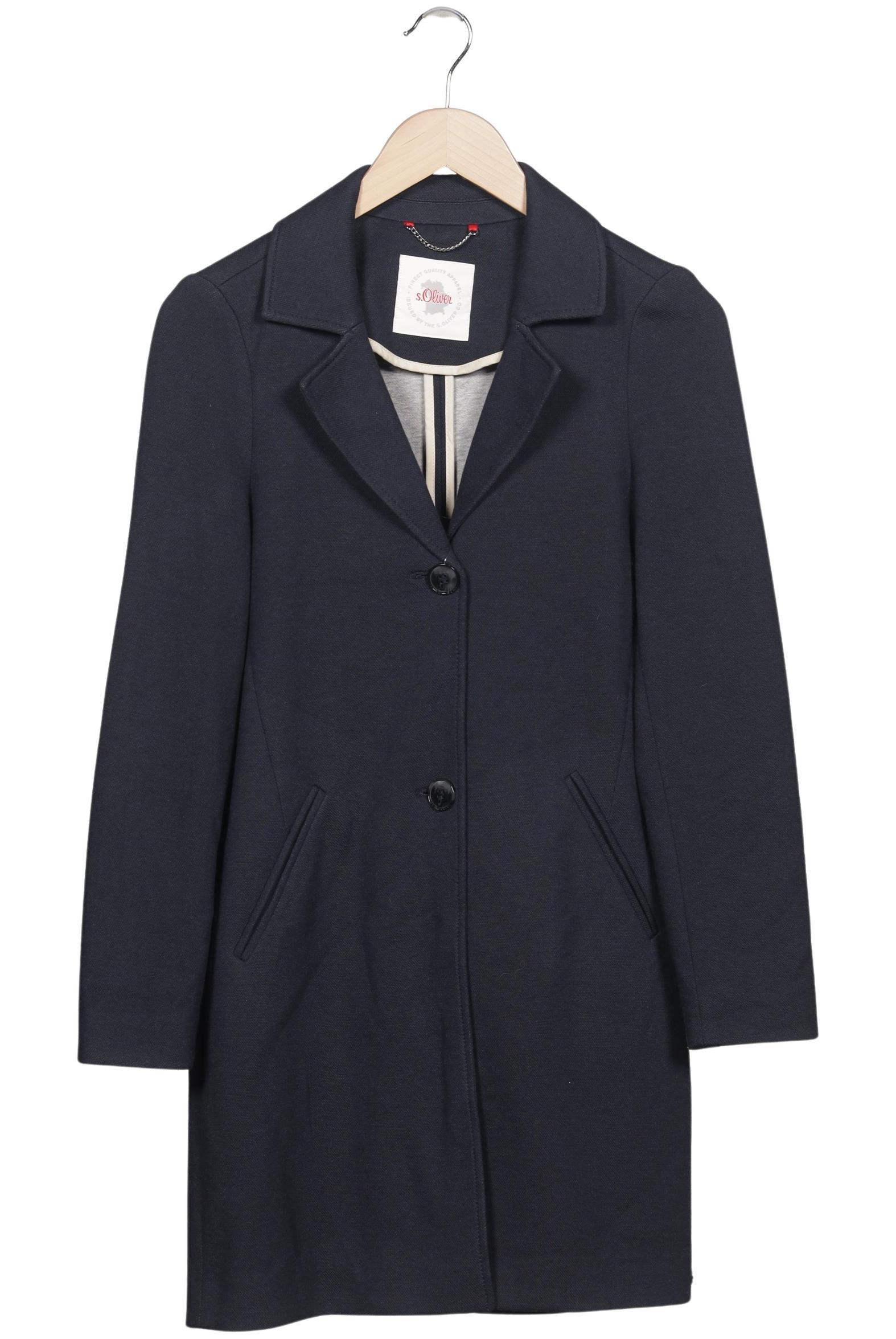 

s.Oliver Damen Mantel, marineblau, Gr. 34