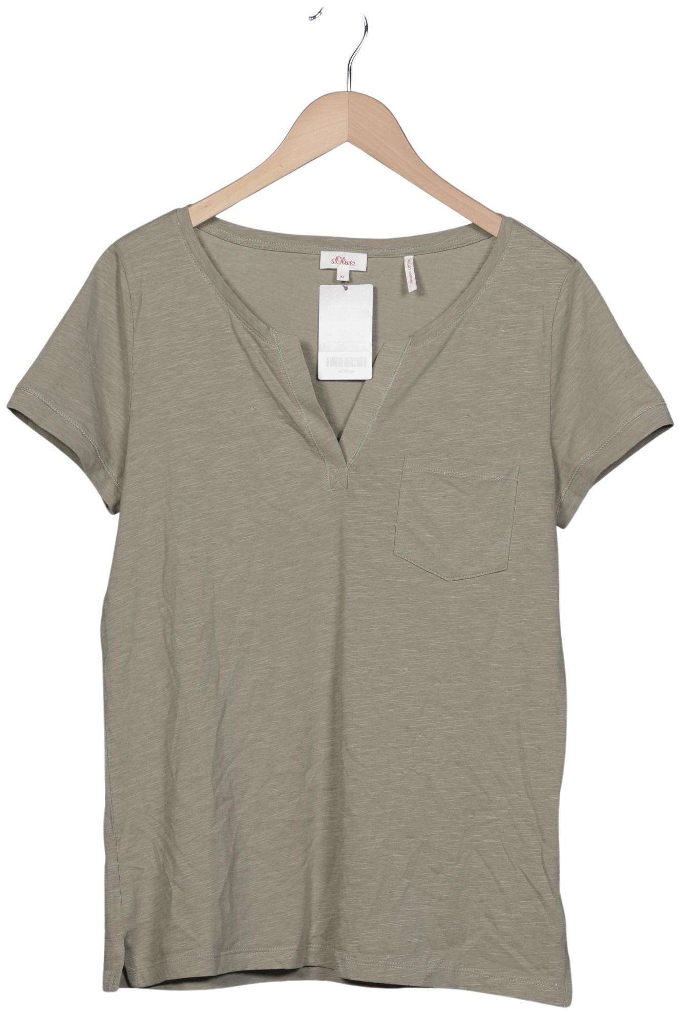 

s.Oliver Damen T-Shirt, grün, Gr. 42