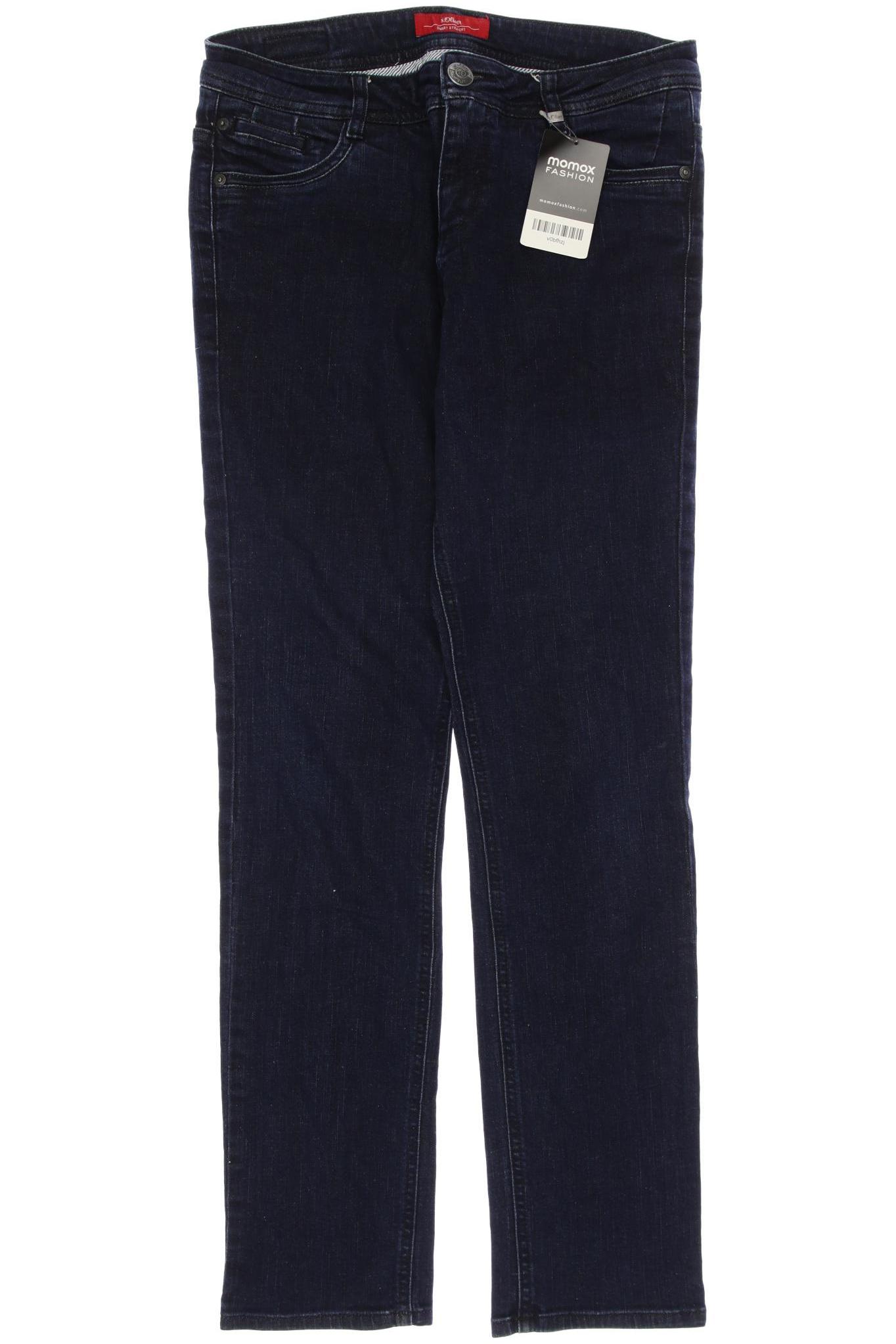 

s.Oliver Damen Jeans, marineblau