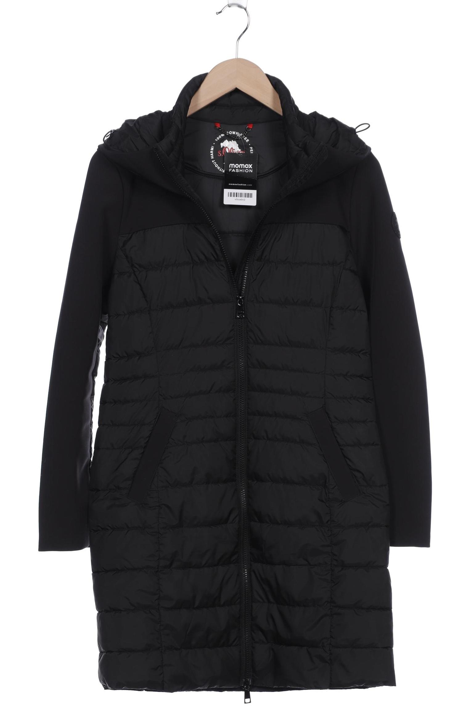 

s.Oliver Damen Mantel, schwarz
