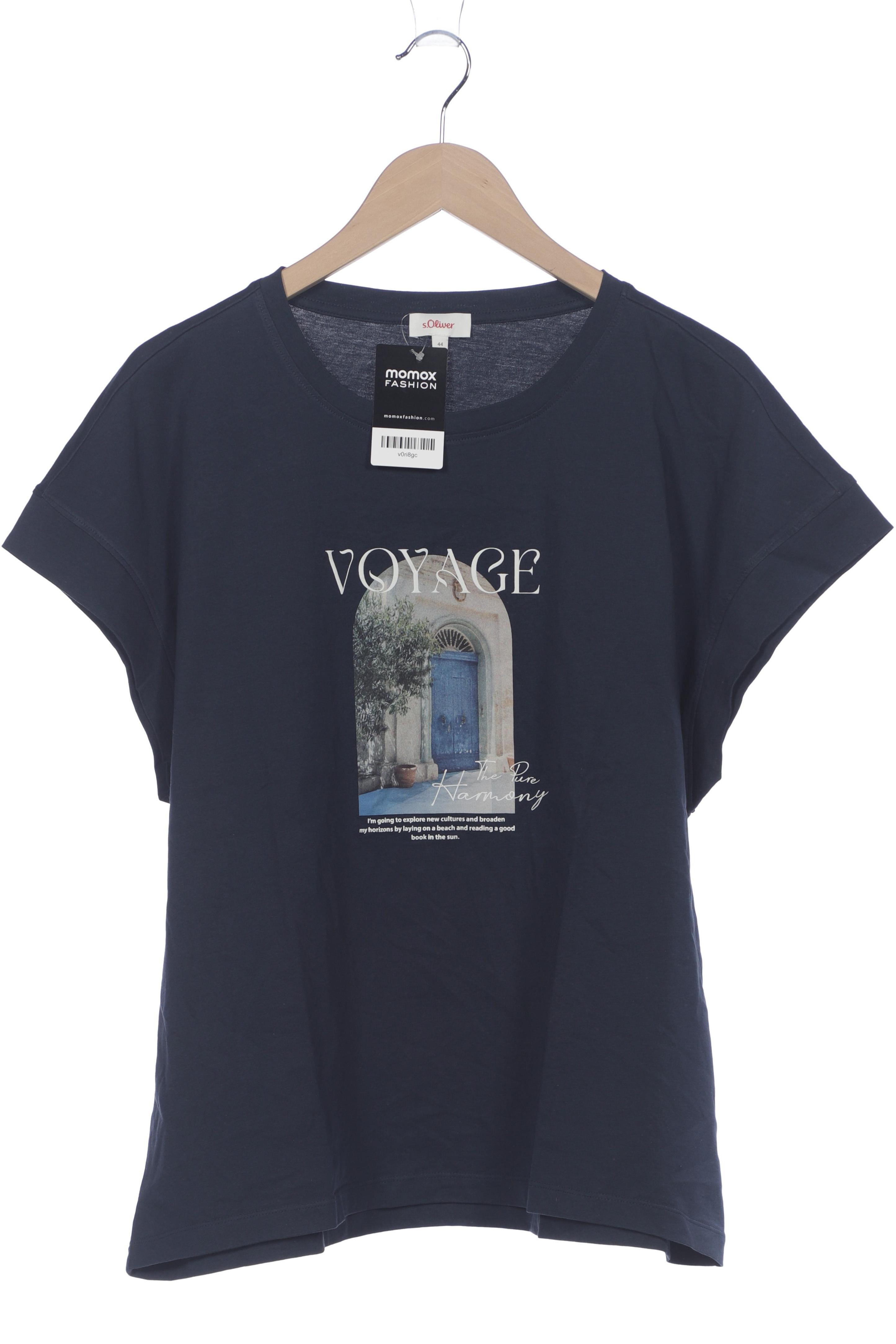 

s.Oliver Damen T-Shirt, marineblau, Gr. 44