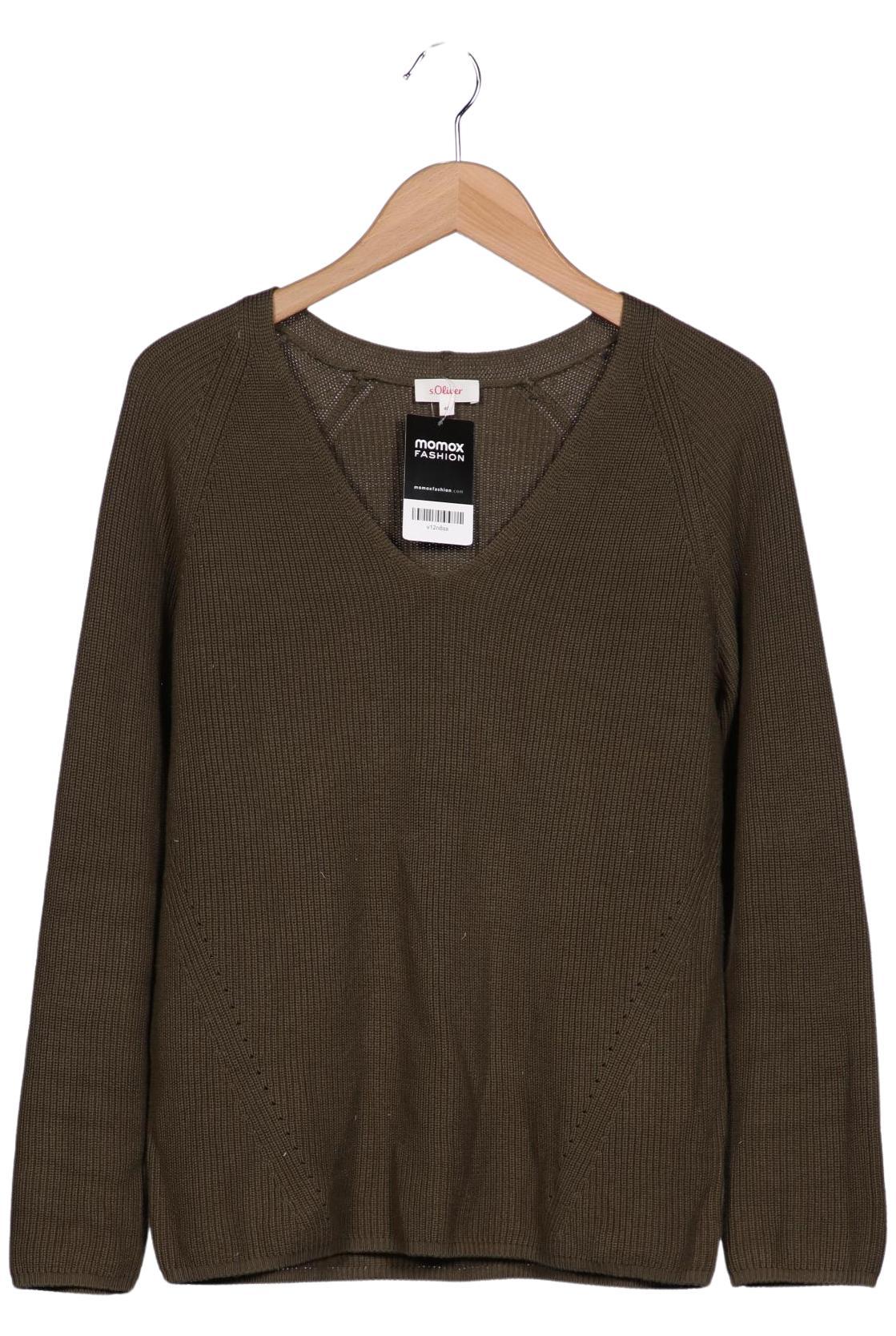 

s.Oliver Damen Pullover, grün, Gr. 40