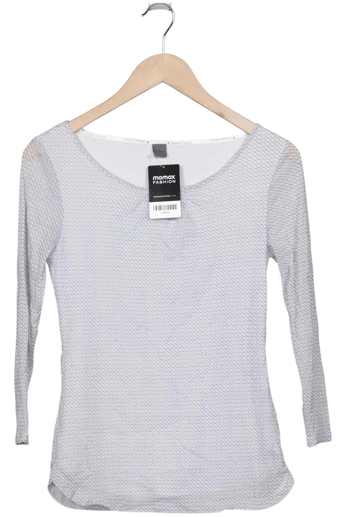 

s.Oliver Damen Langarmshirt, hellblau, Gr. 34