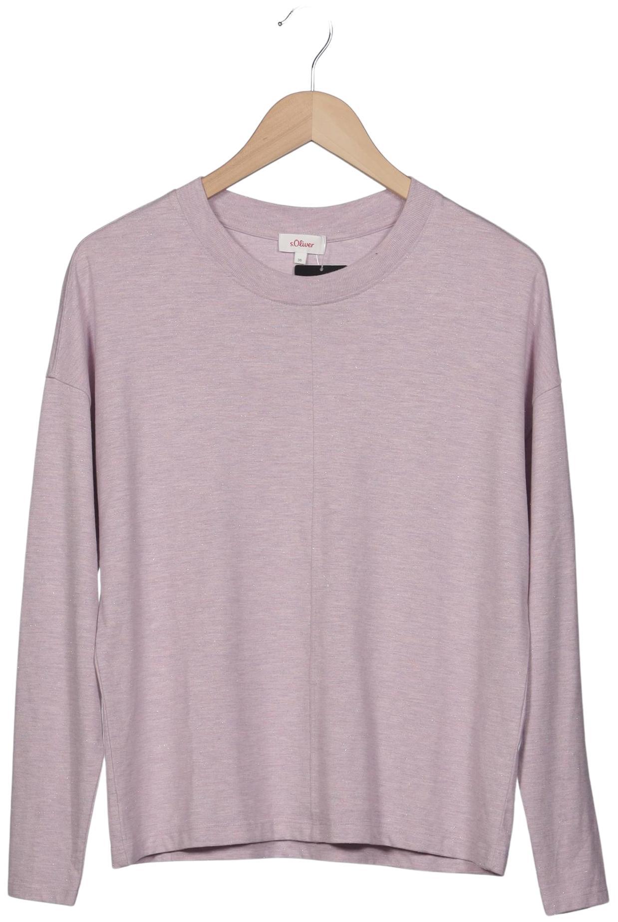 

s.Oliver Damen Langarmshirt, flieder, Gr. 36