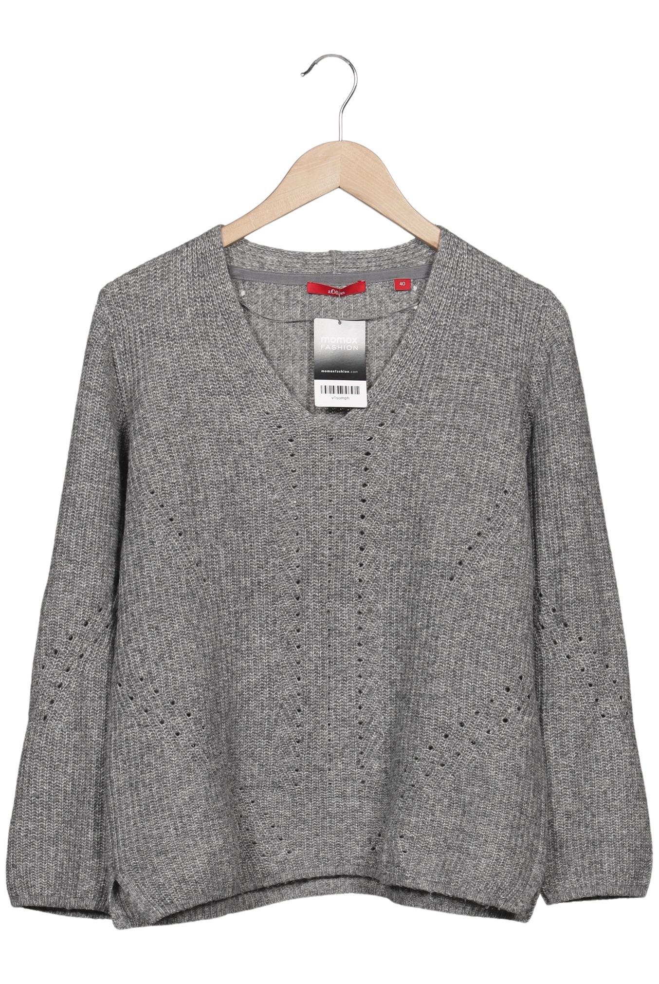 

s.Oliver Damen Pullover, grau, Gr. 40