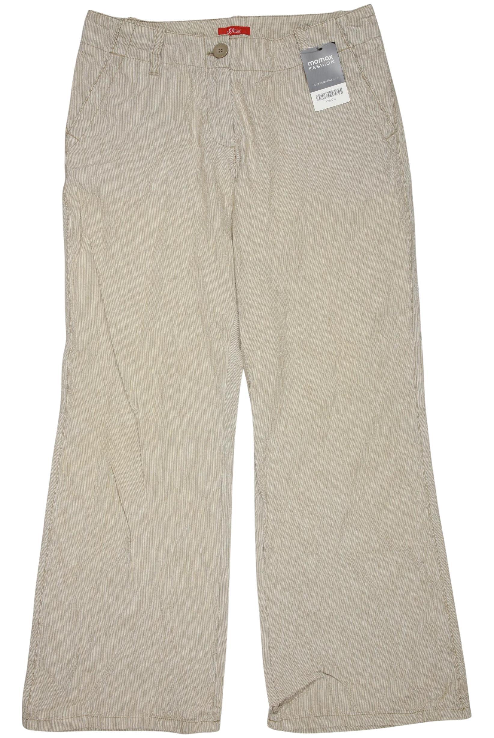 

s.Oliver Damen Stoffhose, beige, Gr. 40
