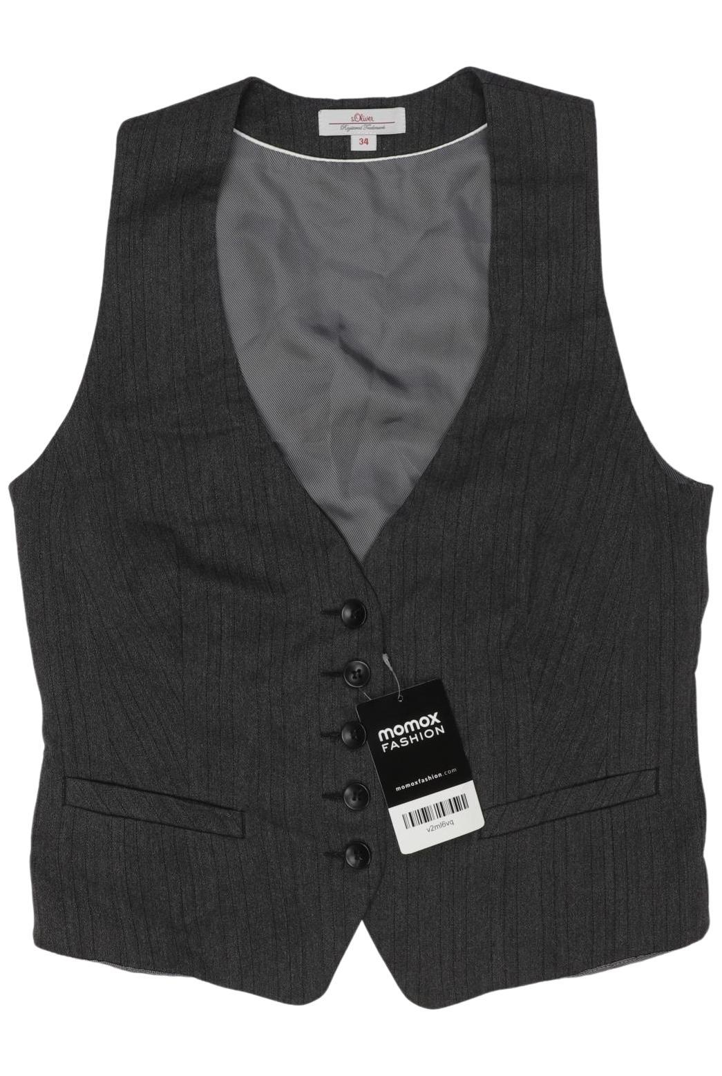 

s.Oliver Damen Weste, grau, Gr. 34