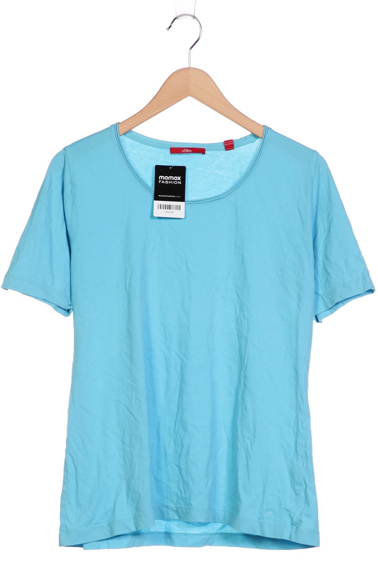 

s.Oliver Damen T-Shirt, blau, Gr. 46