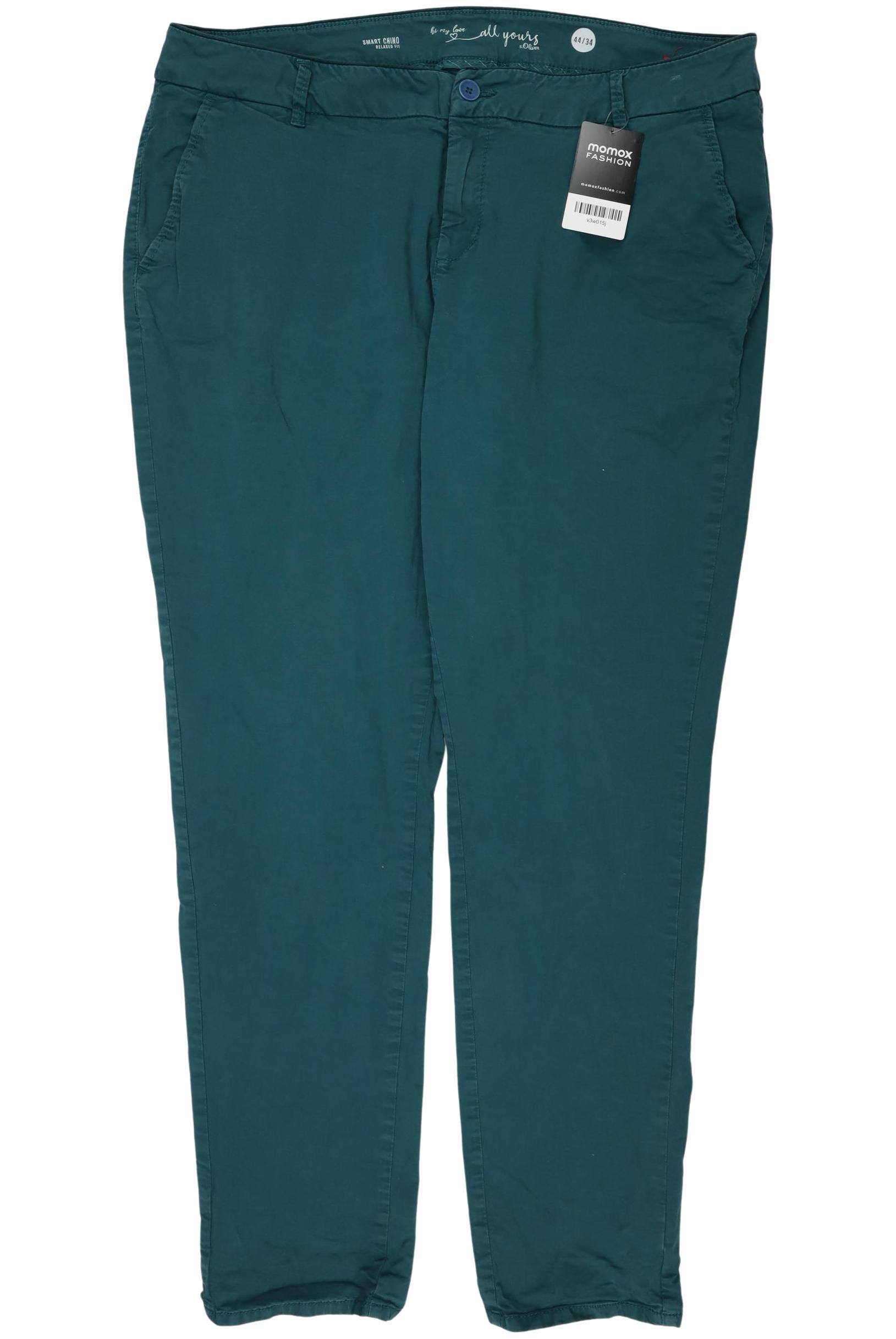 

s.Oliver Damen Stoffhose, grün, Gr. 44