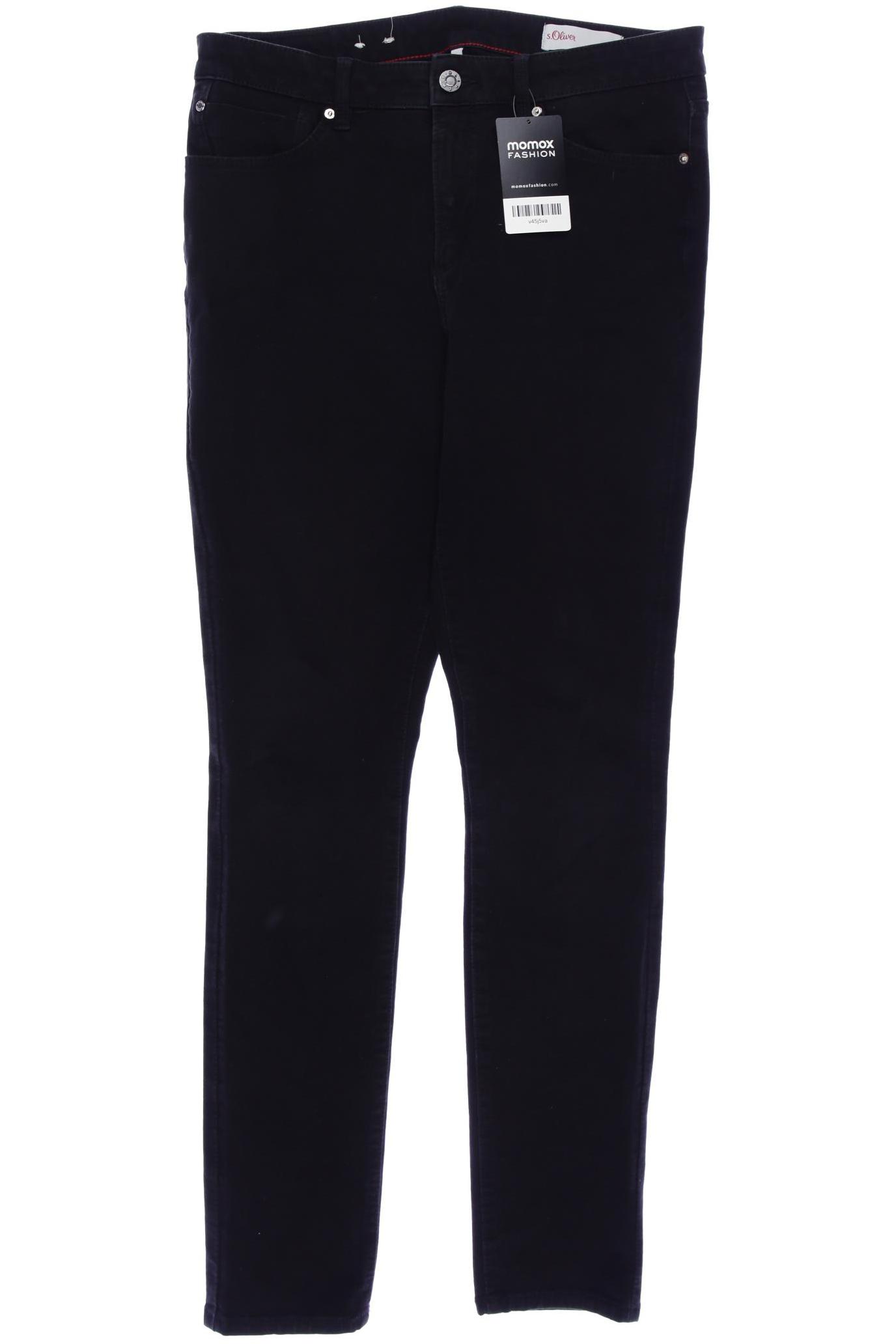 

s.Oliver Damen Jeans, schwarz