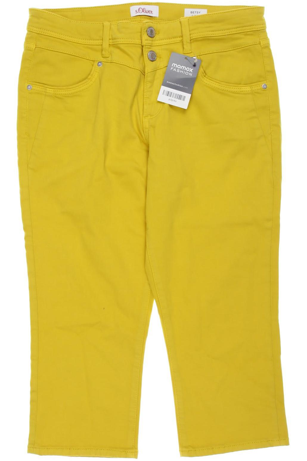 

s.Oliver Damen Shorts, gelb, Gr. 40