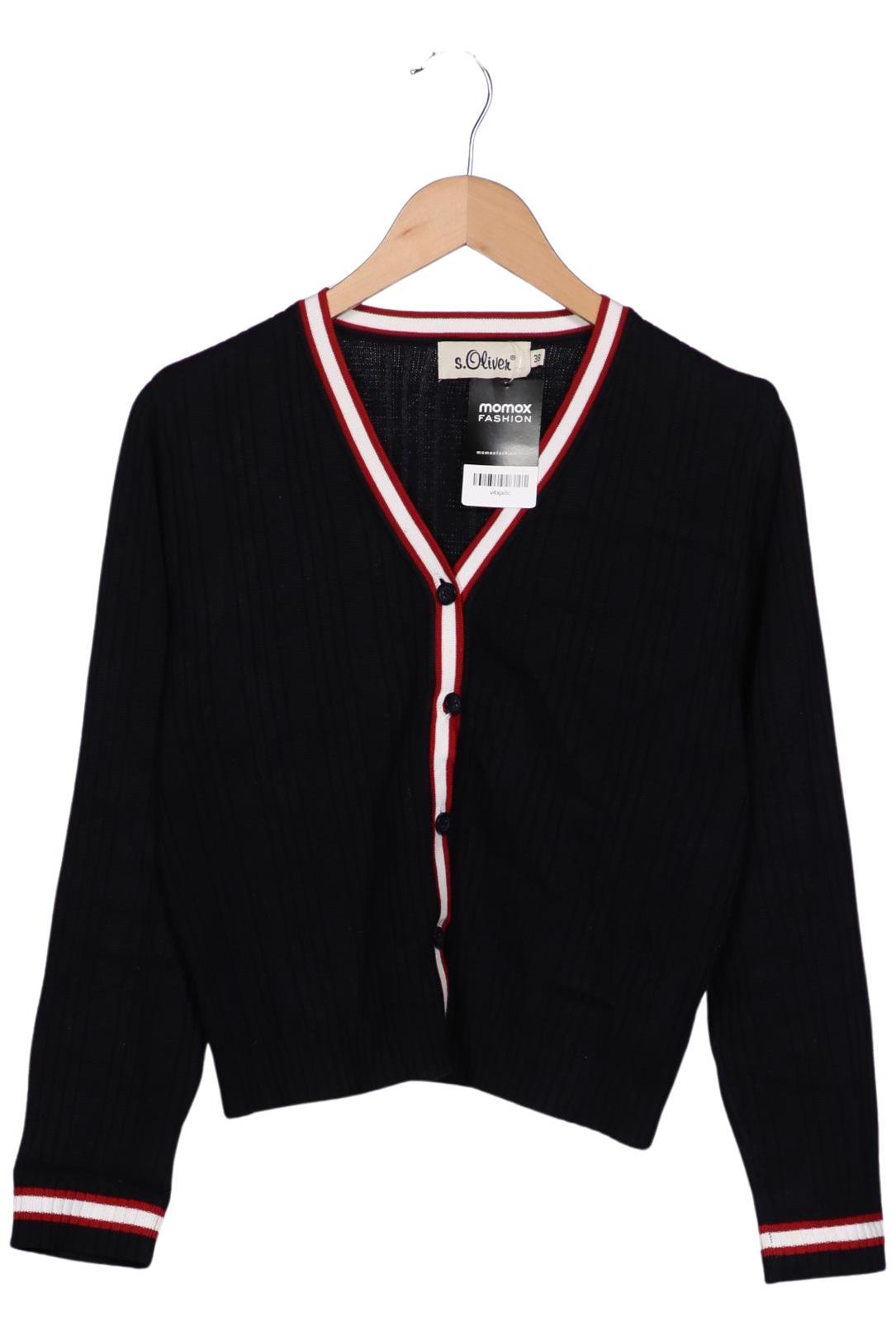 

s.Oliver Damen Strickjacke, marineblau, Gr. 38