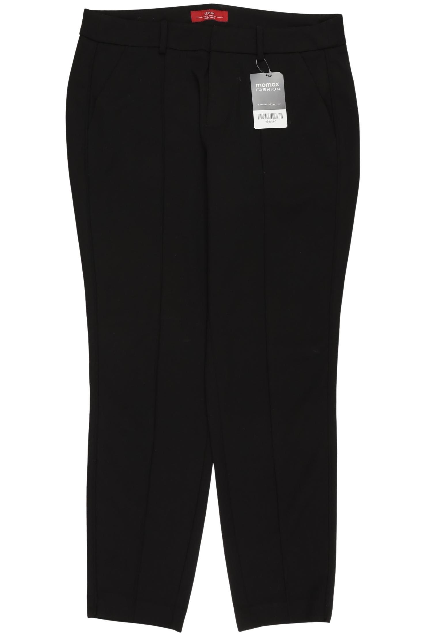 

s.Oliver Damen Stoffhose, schwarz, Gr. 28