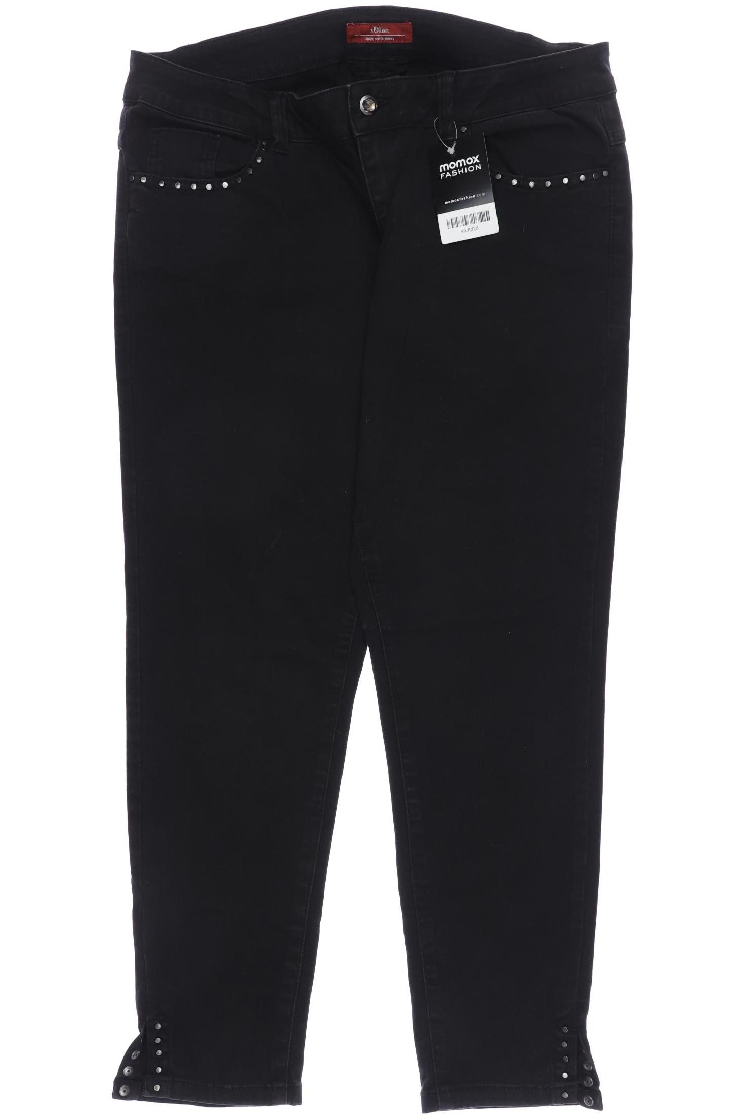 

s.Oliver Damen Jeans, schwarz, Gr. 42