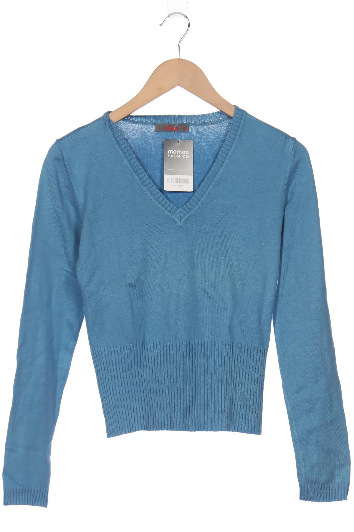 

s.Oliver Damen Pullover, blau, Gr. 38