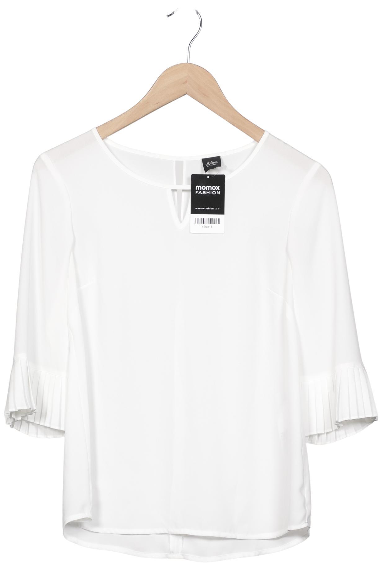 

s.Oliver Damen Bluse, weiß, Gr. 34