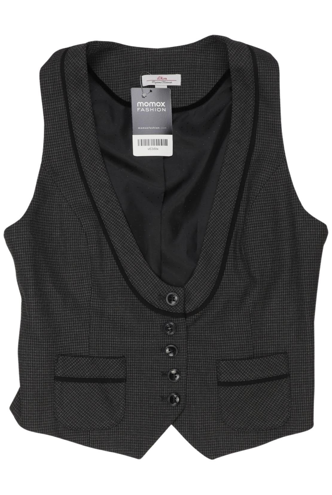 

s.Oliver Damen Weste, grau, Gr. 38