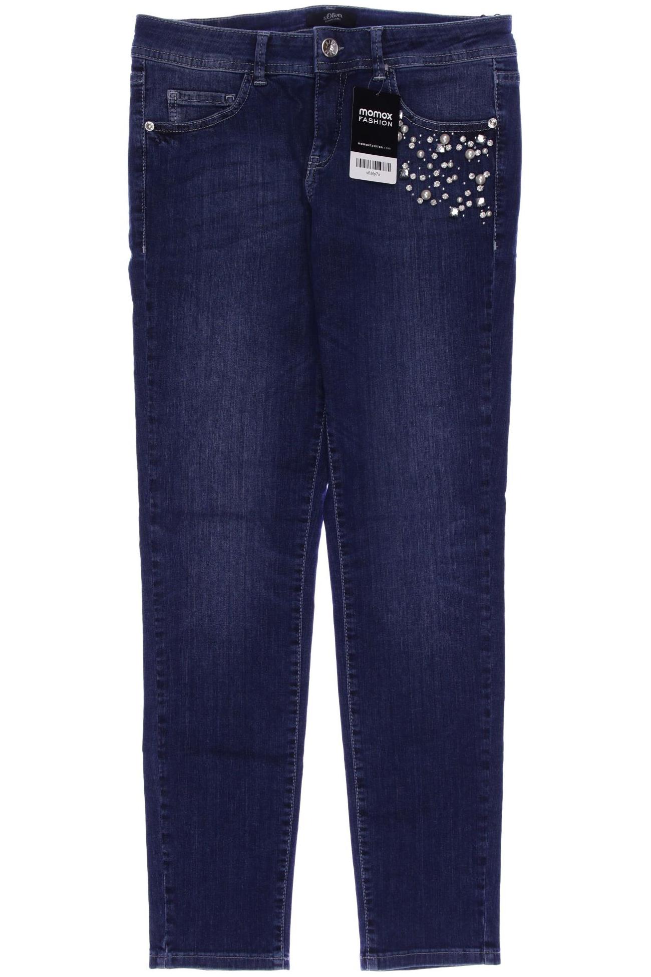 

s.Oliver Damen Jeans, blau